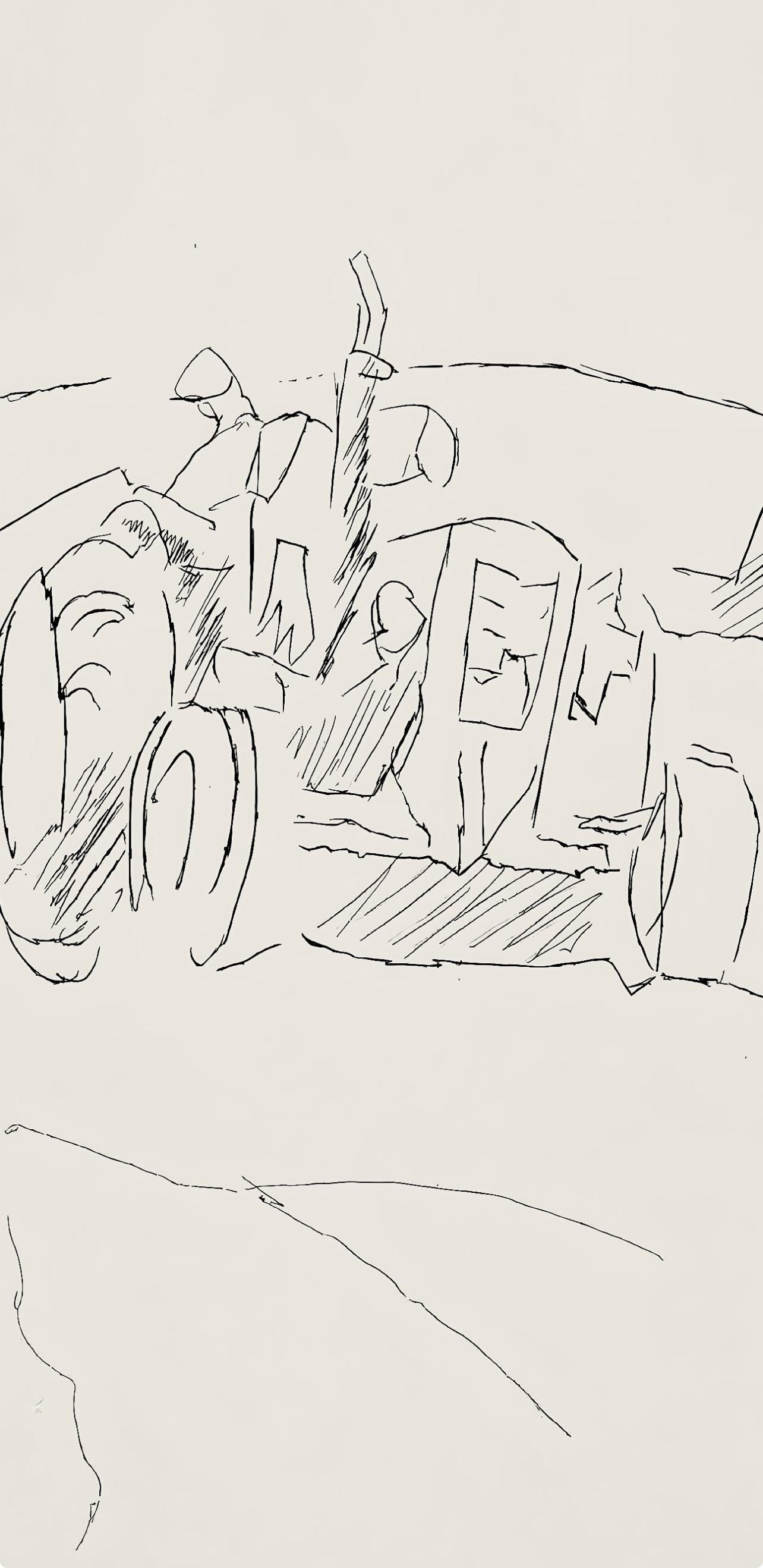 Jacques Villon, Composition (Ginestet/Pouillon 42-64), Hésiode, Les Travaux et les Jours, Limited Edition Etching