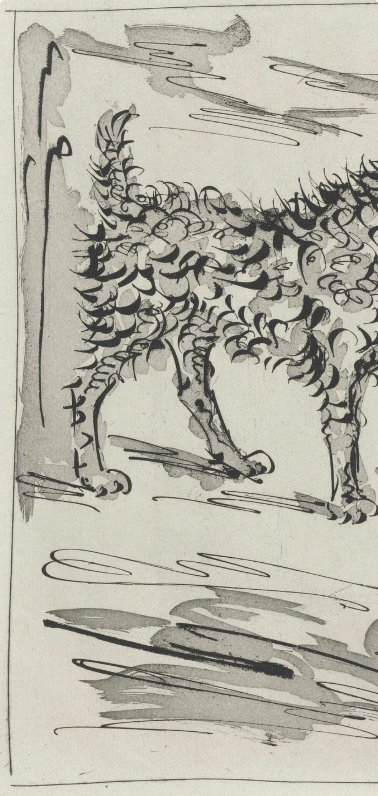 Pablo Picasso, Le Chien, Histoire naturelle, Limited Edition Lithograph