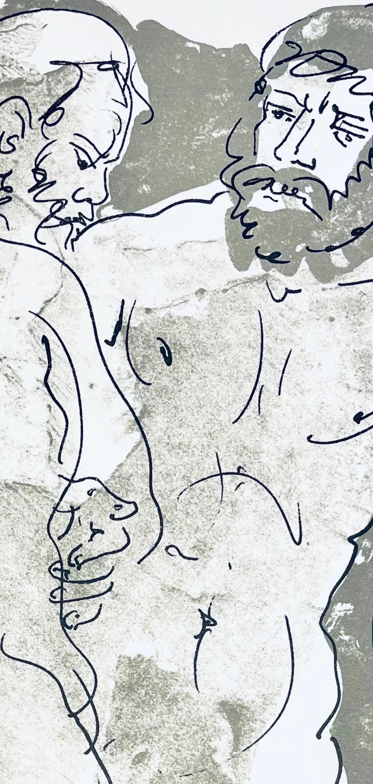 Hans Erni, Composition, Réflexions Simples Sur Le Corps, Limited Edition Lithograph