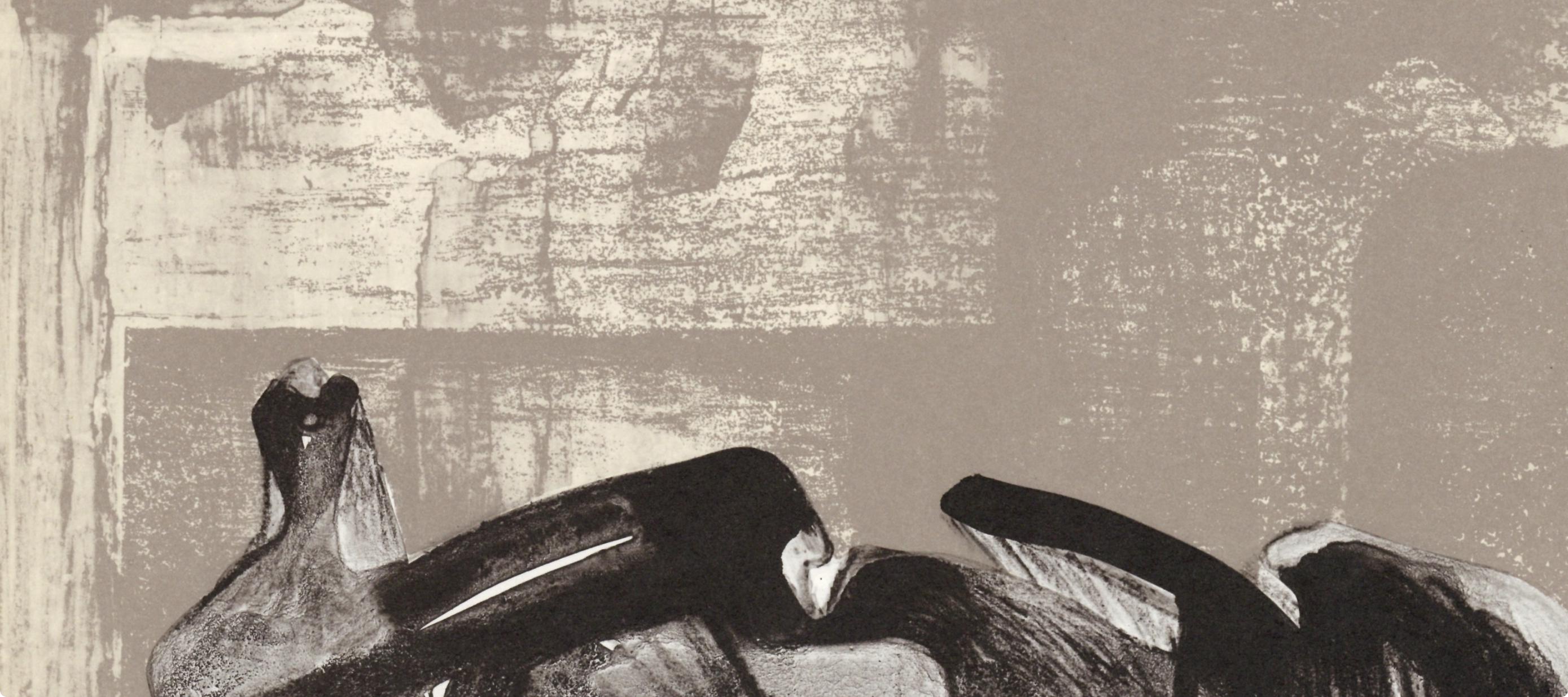 Henry Moore, Reclining Figure, Interior Setting I (Cramer 458), XXe siècle, Limited Edition Lithograph
