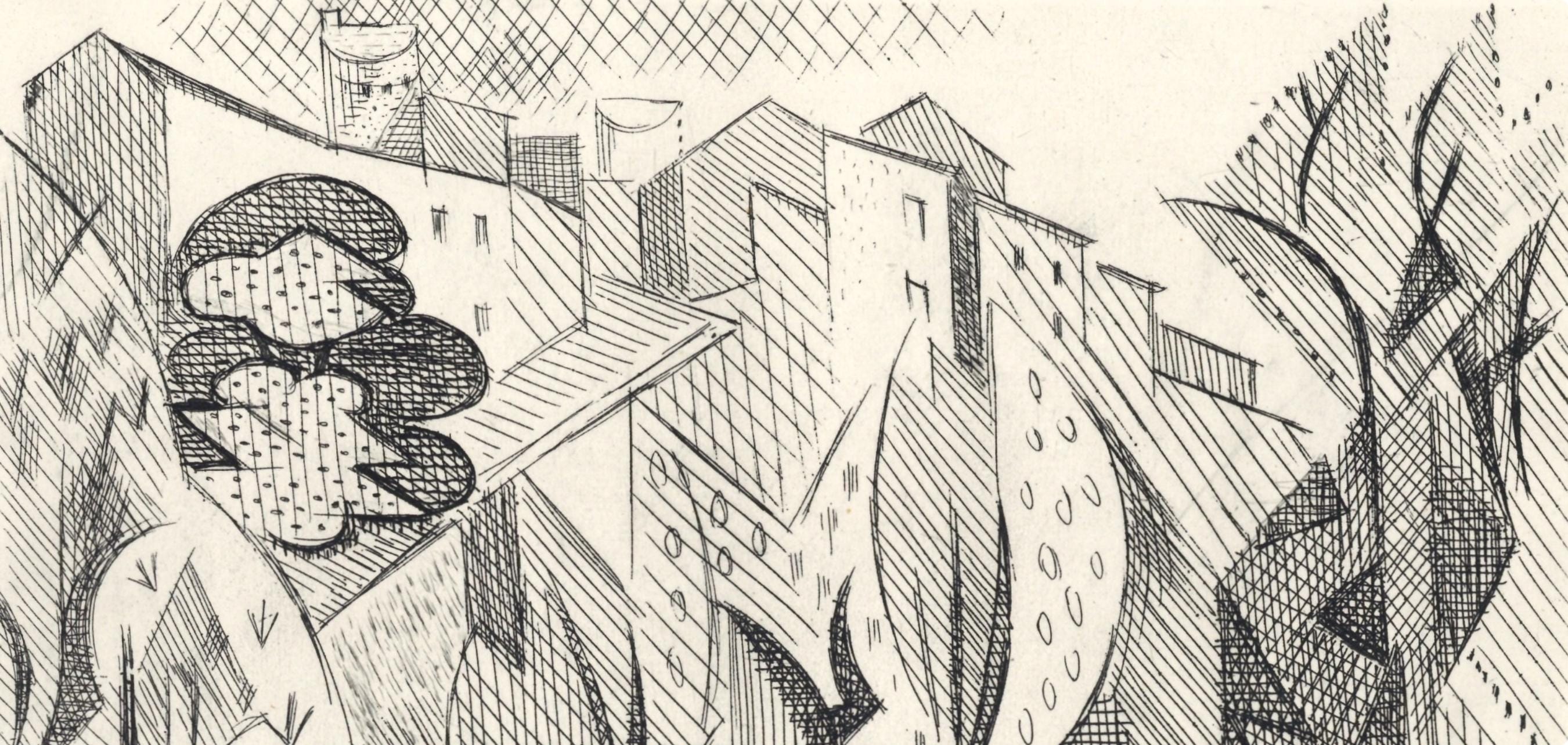 André Lhote, Composition, Alternance, Limited Edition Etching