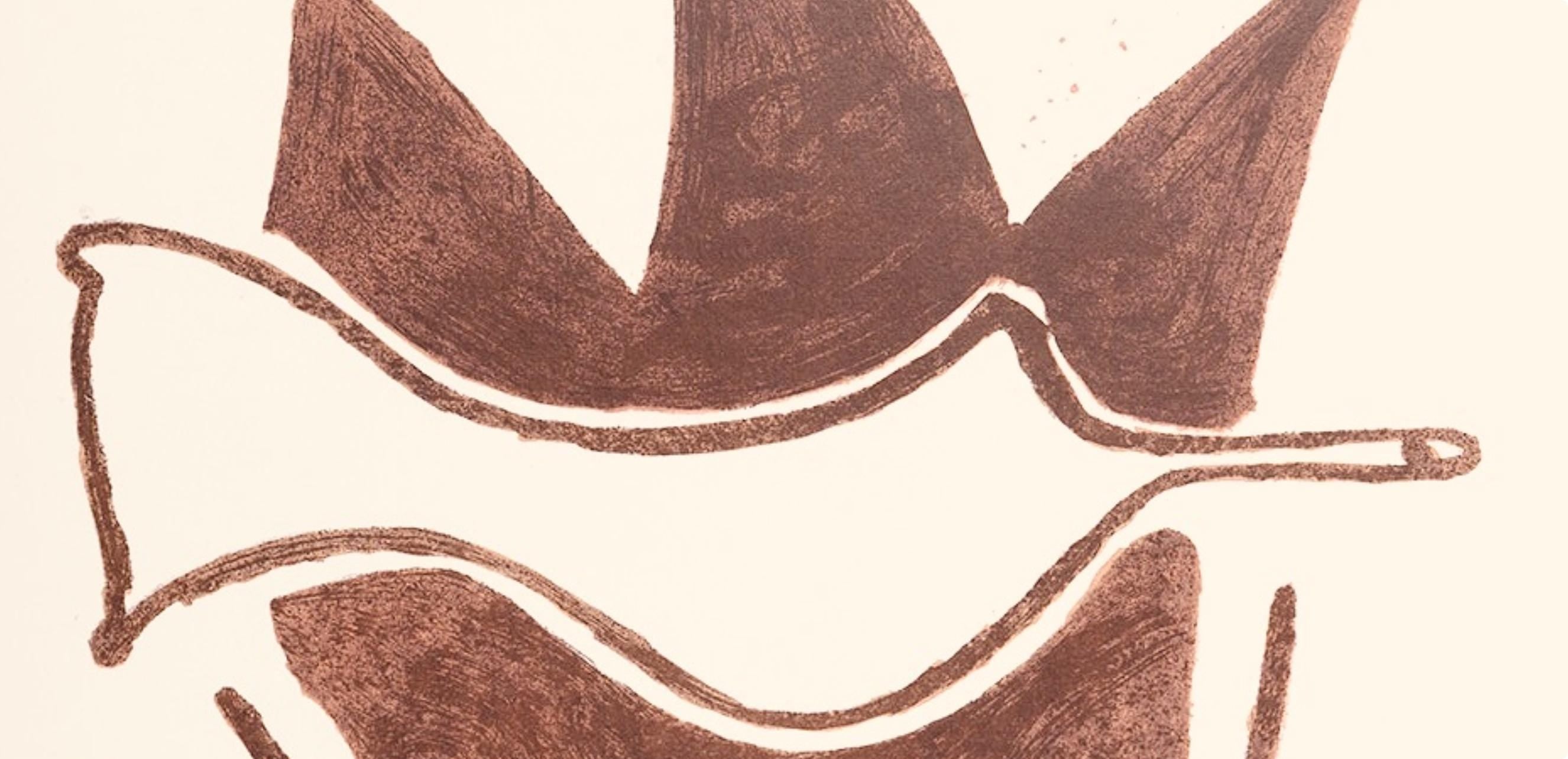 Georges Braque, Oiseau, Derrière le miroir, Limited Edition Lithograph