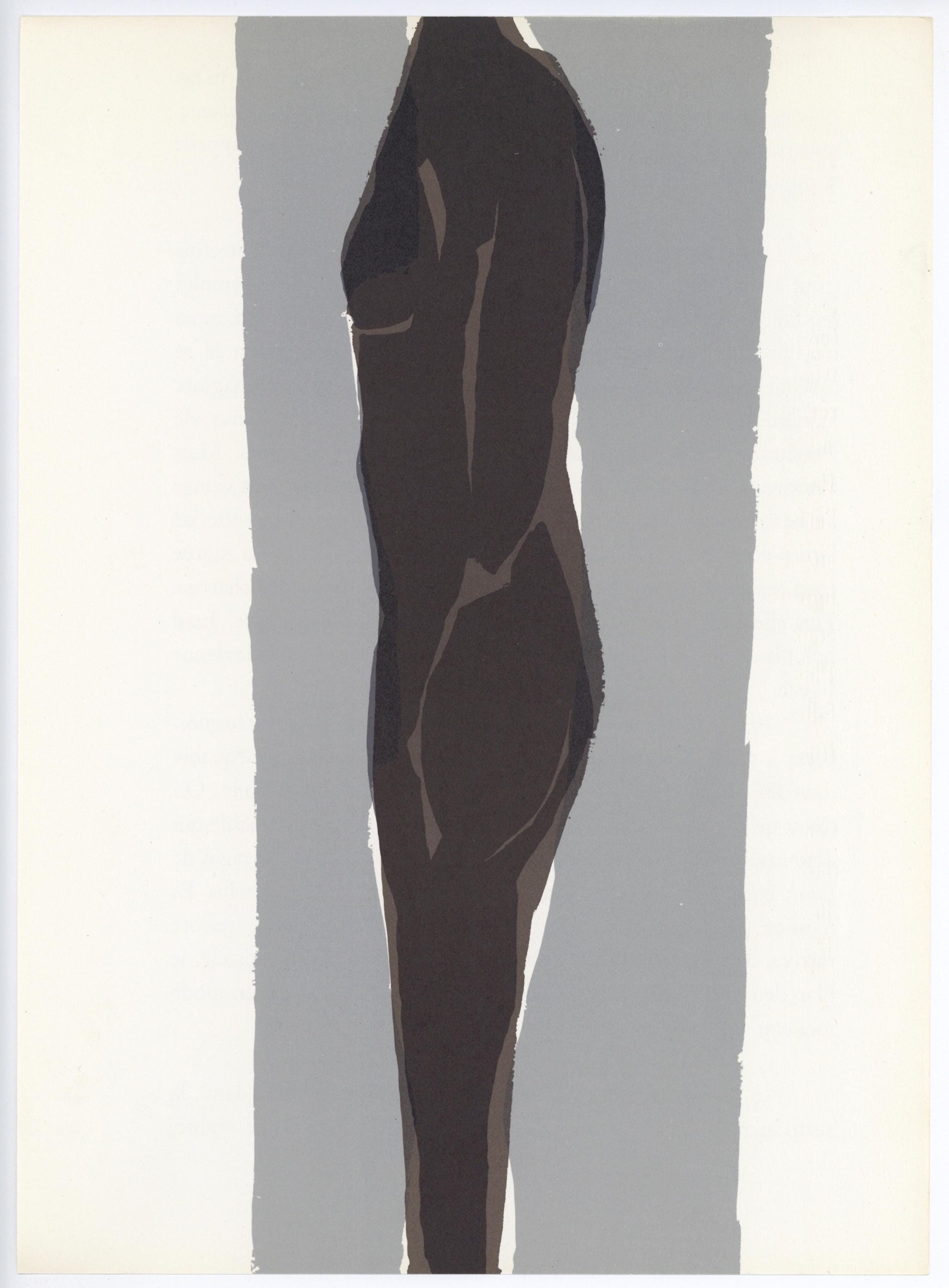 Raoul Ubac, Composition, Derrière le miroir, Limited Edition Lithograph