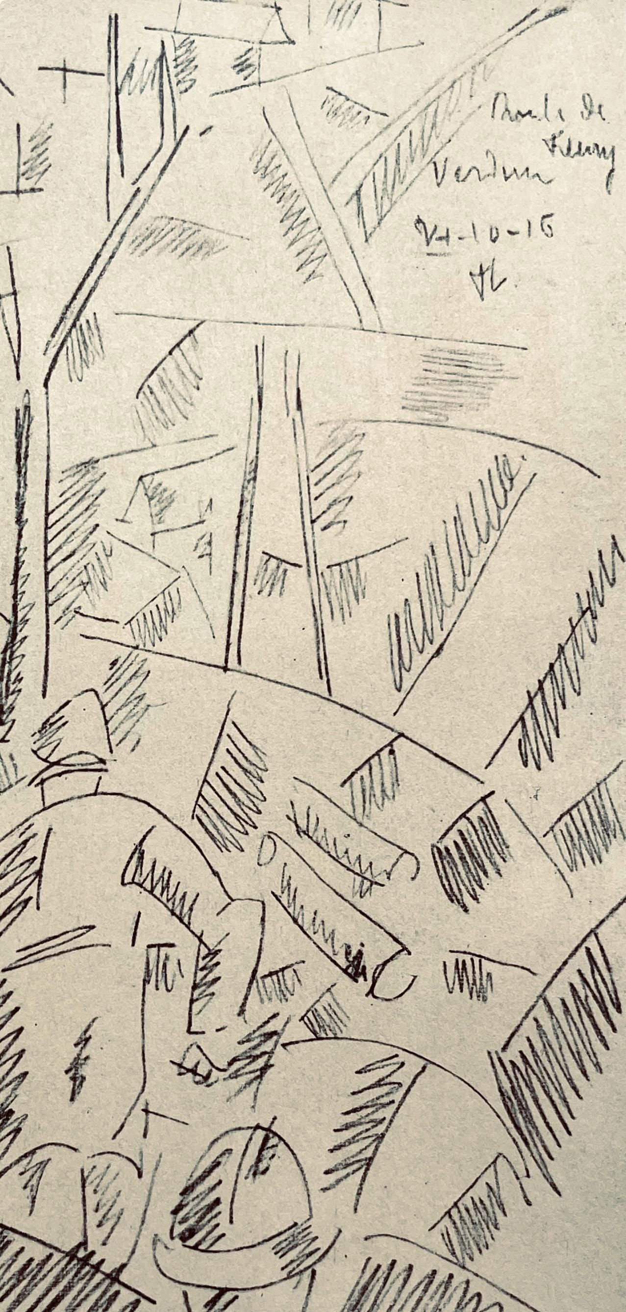 Fernand Léger, Sur La Route De Fleury: Sapeurs Au Travail, Fernand Léger, Dessins de Guerre, Limited Edition Lithograph