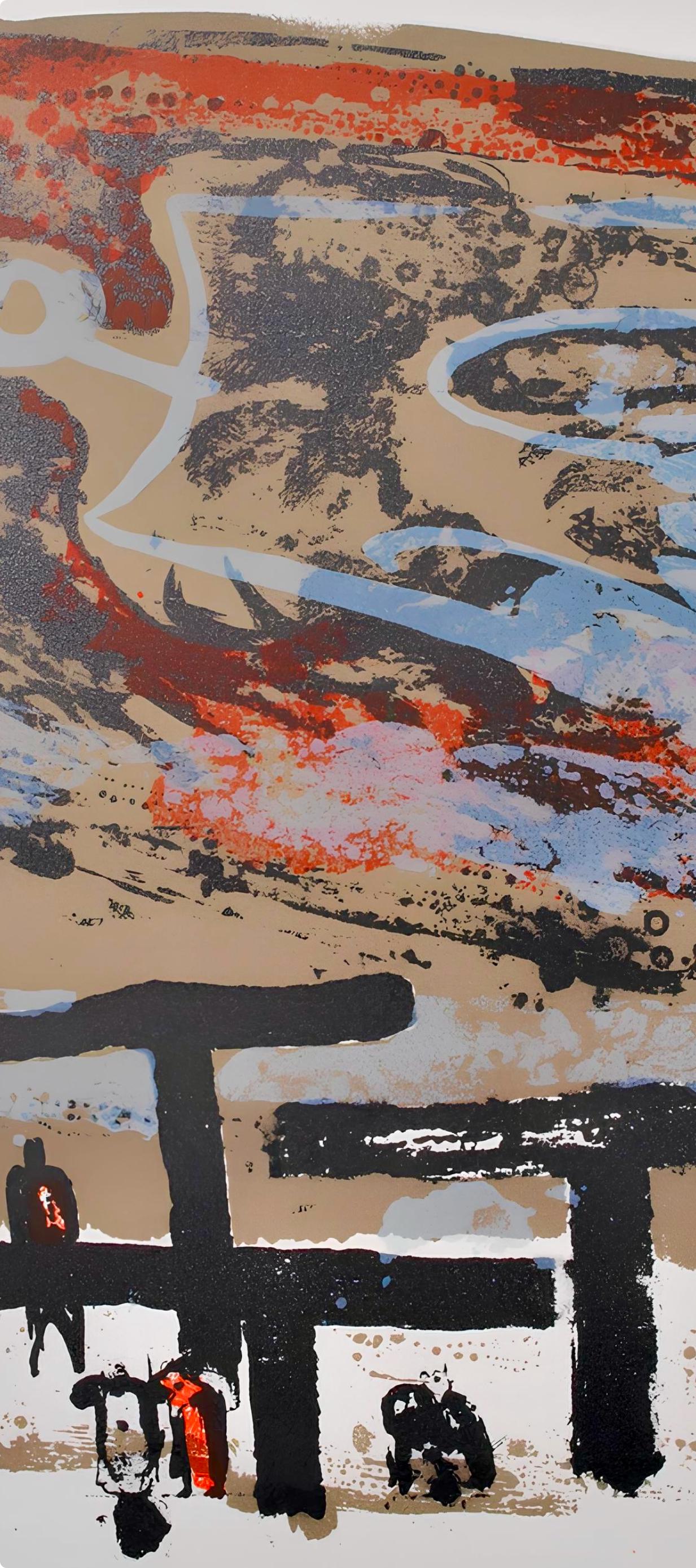 Paul Guiramand, Composition, Œuvres complètes d'Albert Camus, Limited Edition Lithograph