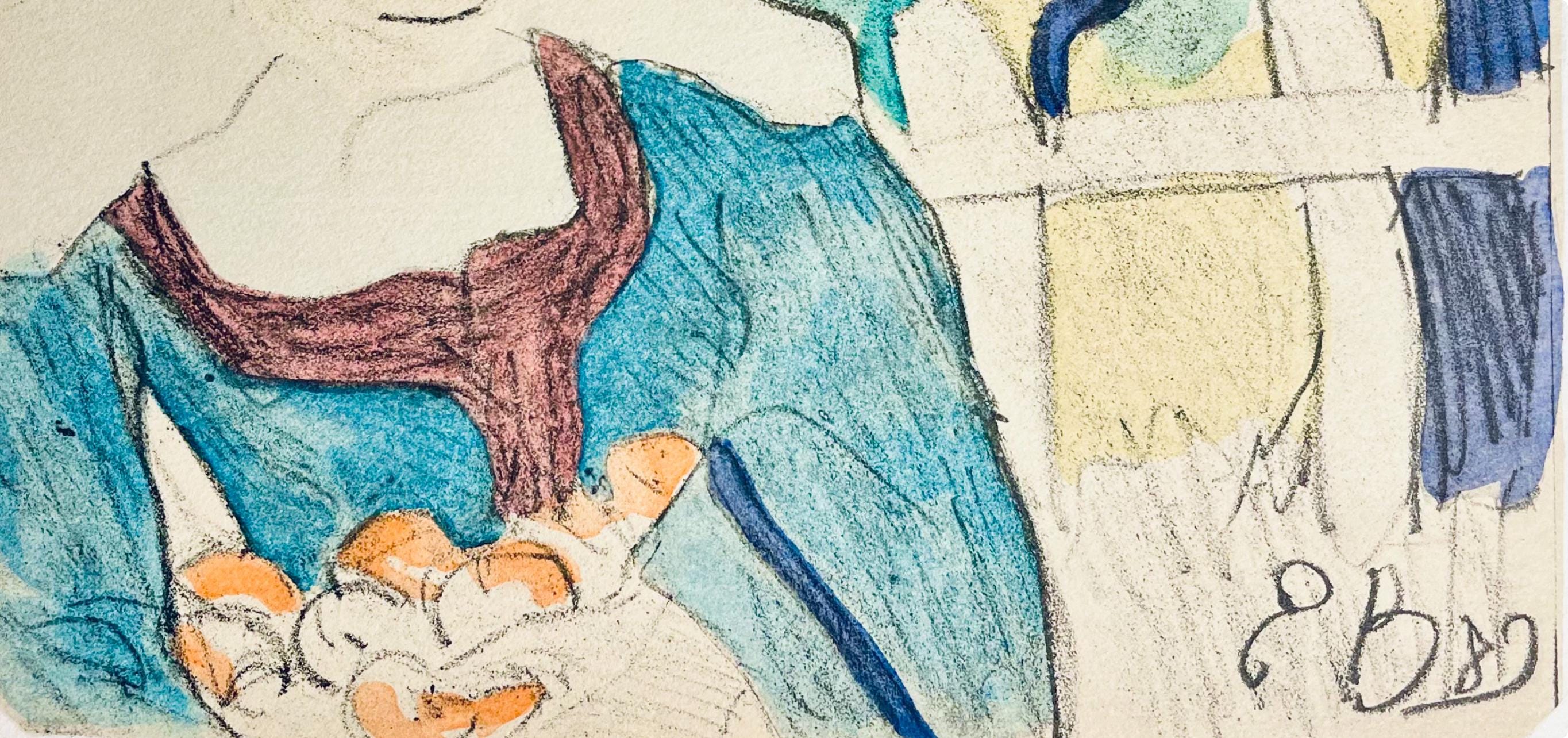 Émile Bernard, Composition, Éloge de Émile Bernard, Limited Edition Woodcut