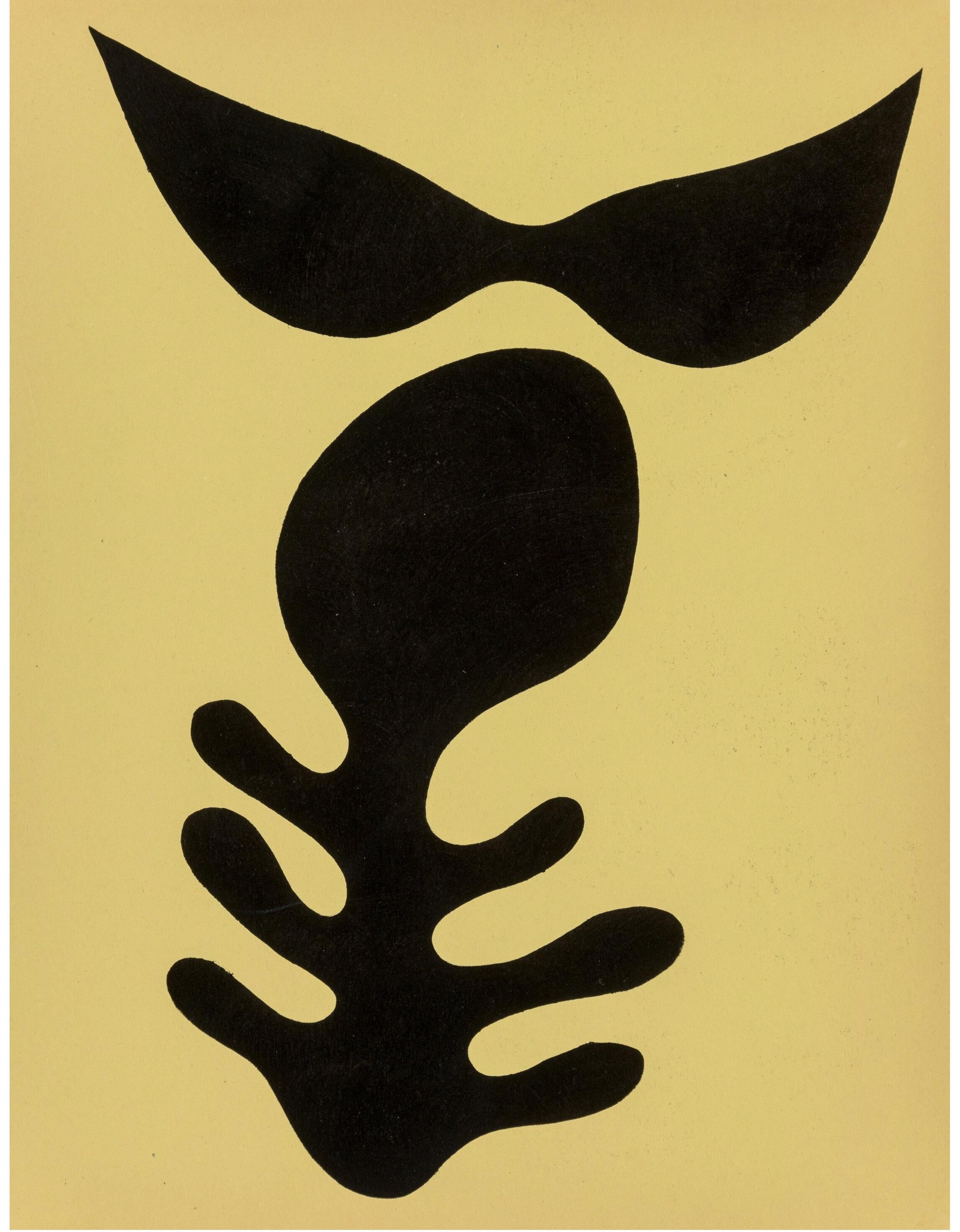 Hans Jean Arp, Moustaches et Squelete, XXe siècle, Limited Edition Lithograph