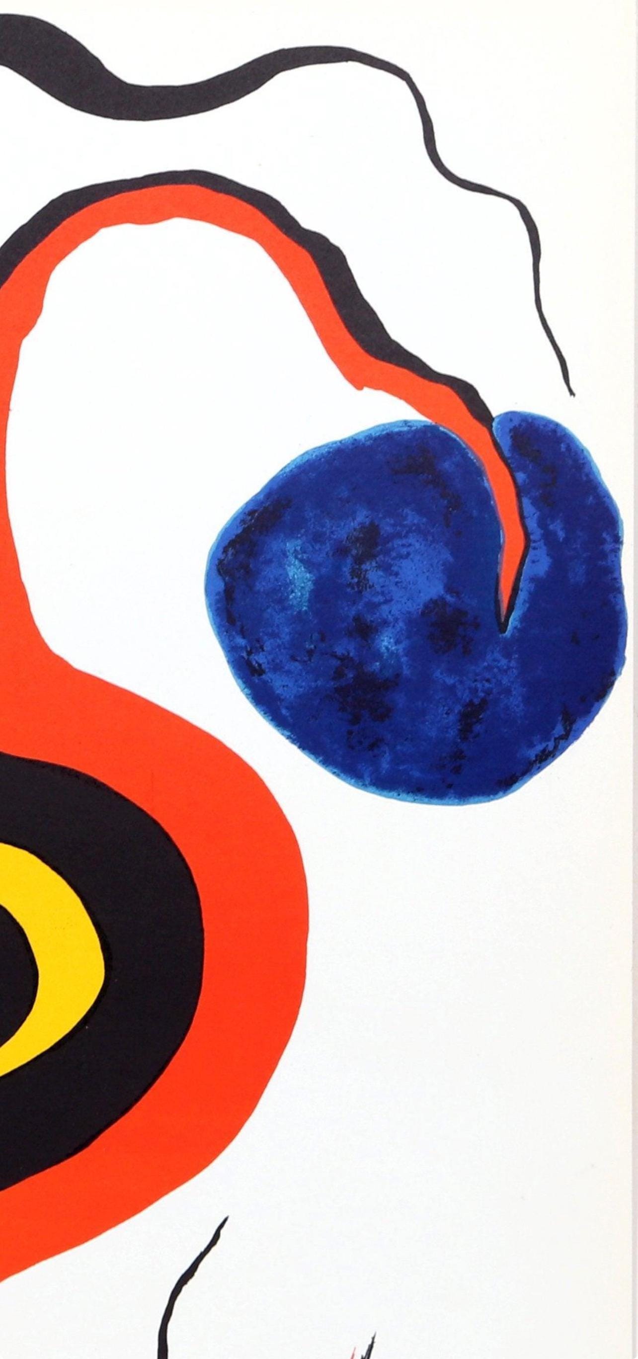 Alexander Calder, Composition, Derrière le miroir, Limited Edition Lithograph