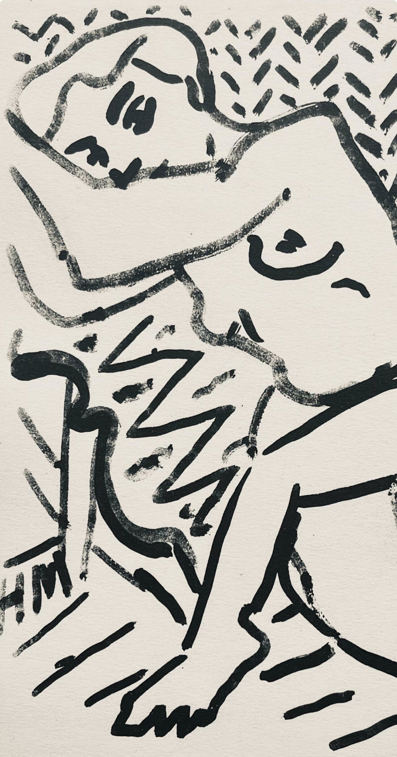 Henri Matisse, Composition (Dutel 3), Dessins de Henri-Matisse, Limited Edition Lithograph