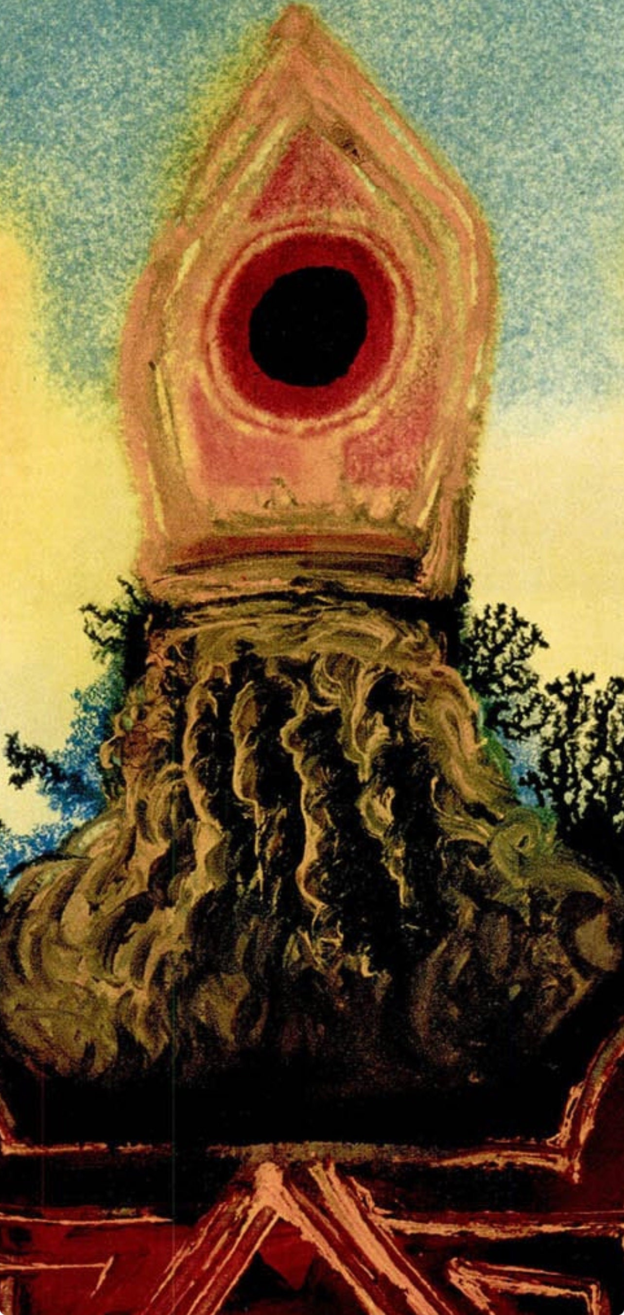 Salvador Dali, Composition (Michler/Löpsinger 1600; Field 69-3), Biblia Sacra, Limited Edition Lithograph