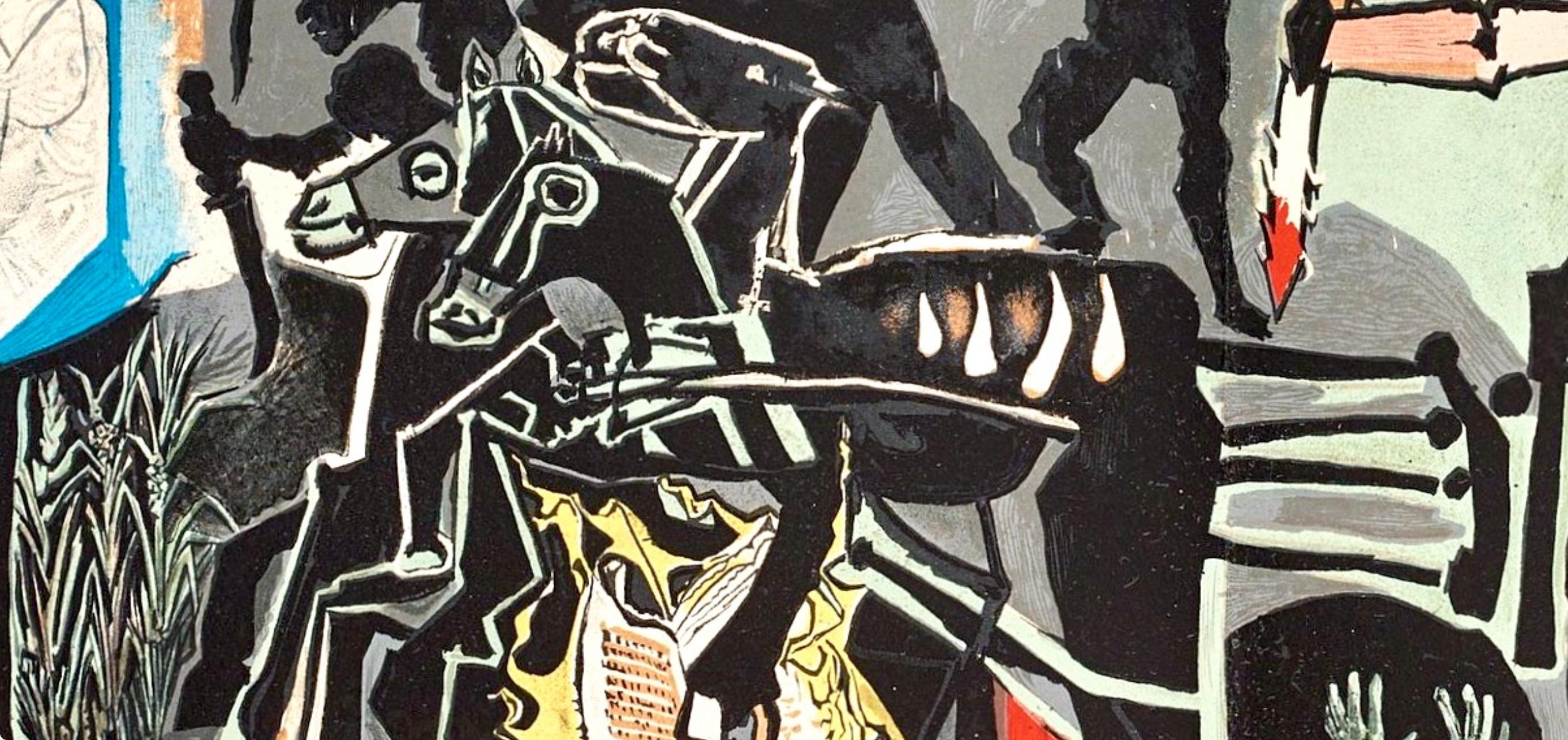 Pablo Picasso, Composition (Cramer 67; Bloch 748; Mourlot 245; Bloch, Books 66), La Guerre et la Paix, Limited Edition Lithograph