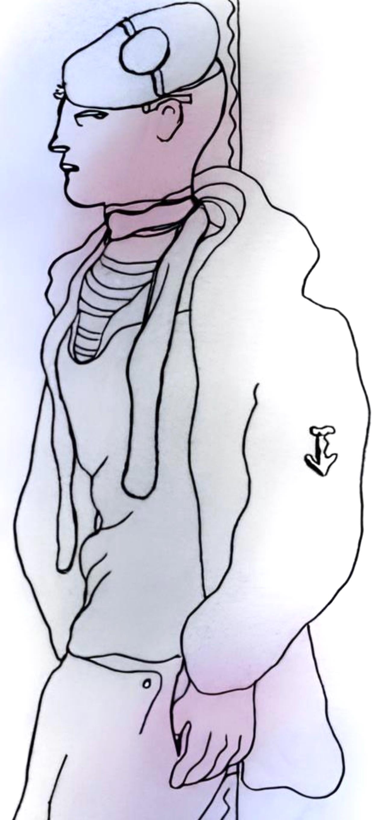 Jean Cocteau, Composition, Le Livre Blanc, Limited Edition Lithograph