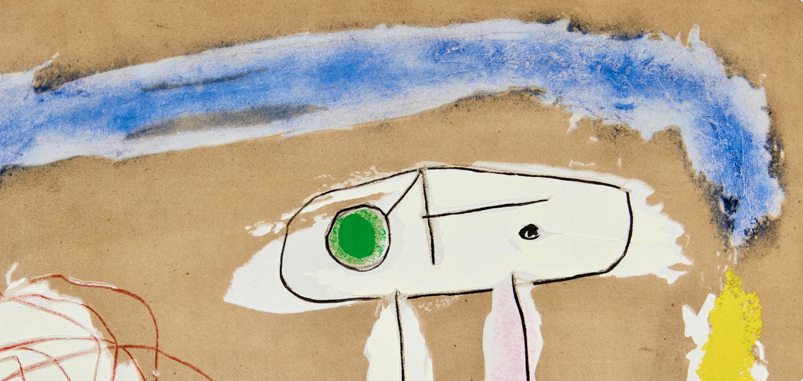 Joan Miró, Composition (Cramer 103; Mourlot 382-383), Miró Cartones 1956-1965, Limited Edition Lithograph