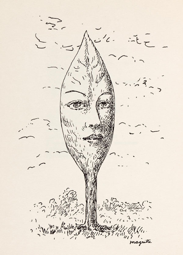 René Magritte, Composition, Dix dessins de René Magritte, Limited Edition Lithograph