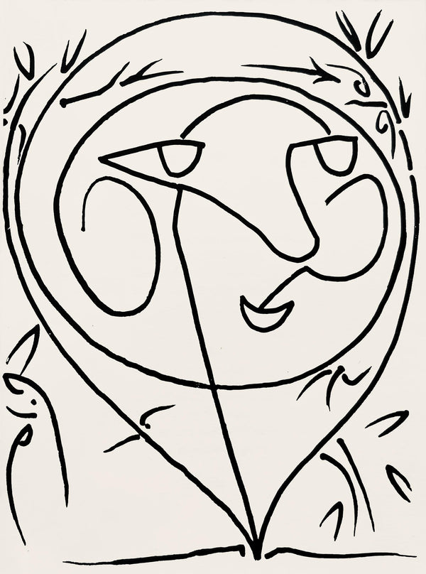 Françoise Gilot, Composition, Pouvoir tout dire, poèmes, illustrés par Françoise Gilot, Limited Edition Lithograph