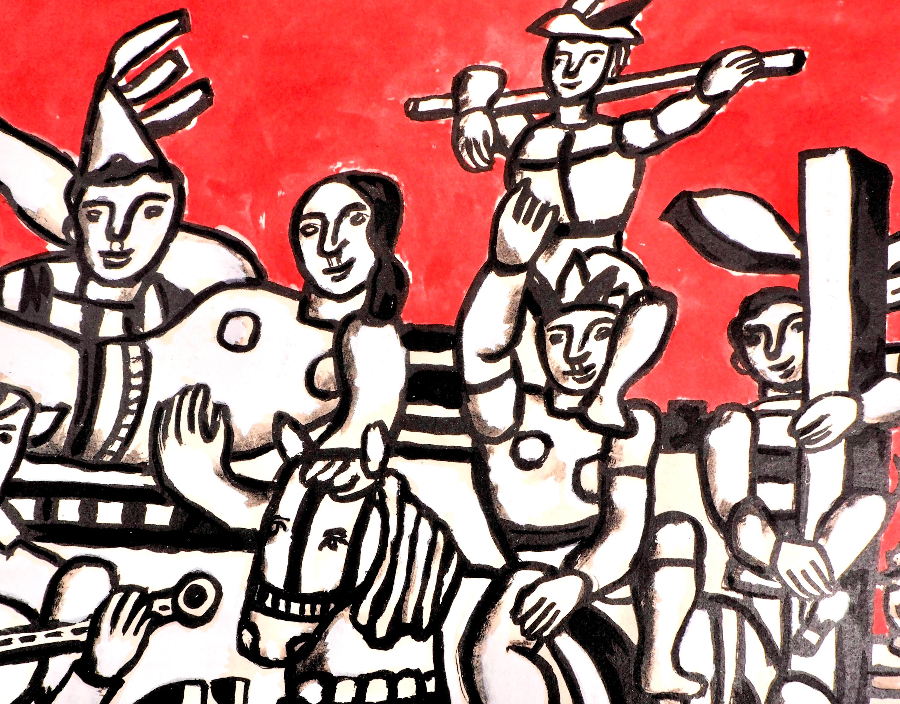 Fernand Léger, Composition, Contrastes, Limited Edition Lithograph