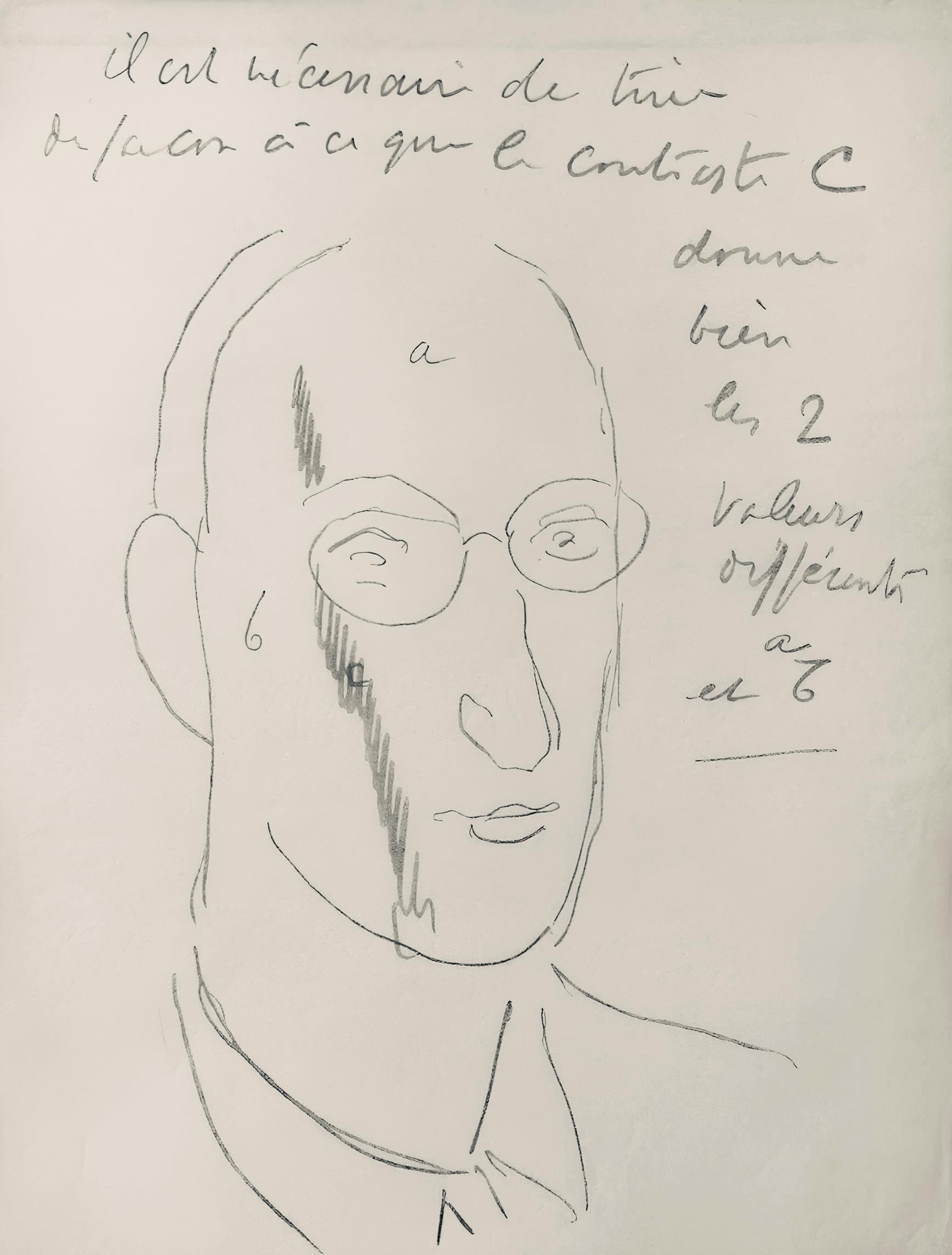 Henri Matisse, Composition, Dessins de Matisse, Hommage nº2, Limited Edition Lithograph