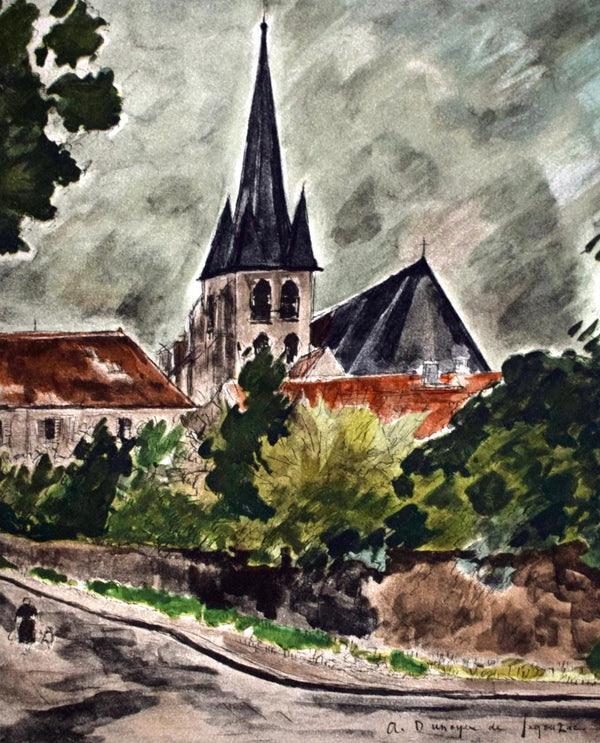 André Dunoyer de Segonzac, Composition, Les Peintres mes amis, Limited Edition Lithograph