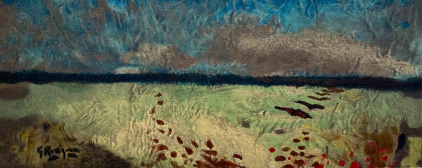 Georges Braque, Paysage aux coquelicots, Varengeville, Limited Edition Lithograph