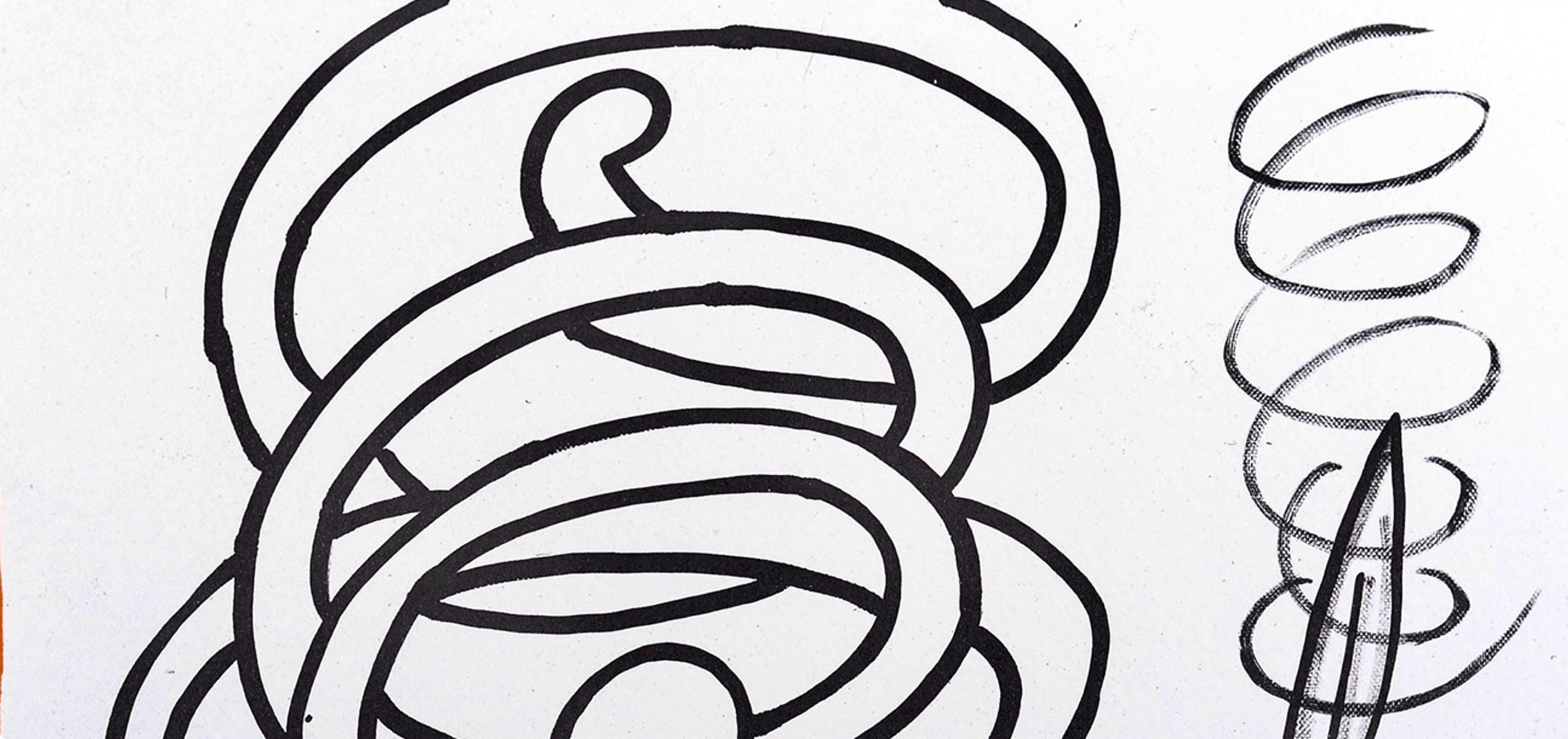 Keith Haring, Composition, Against All Odds, Limited Edition Lithograph