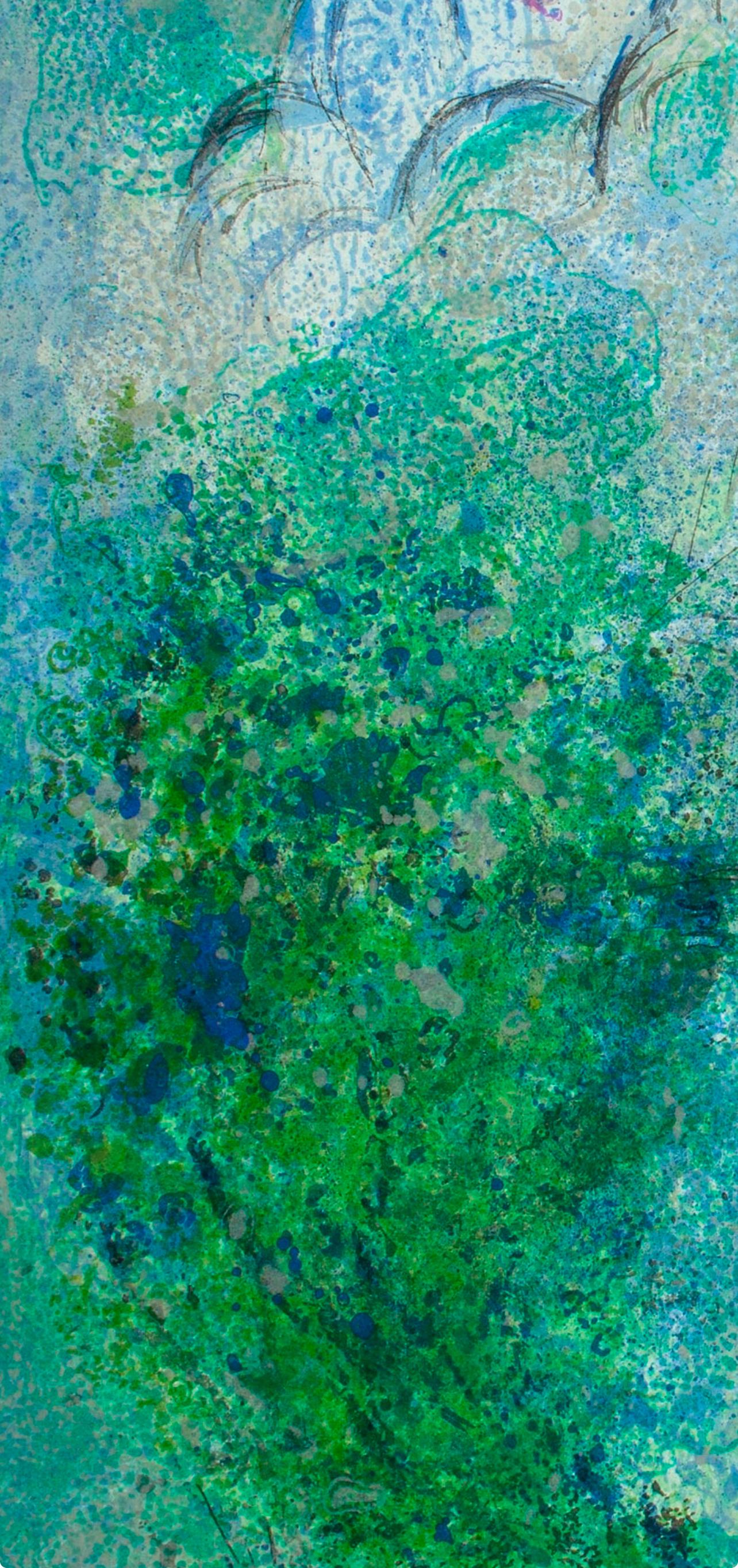 Marc Chagall, Découverte de Chloé par Daphnis, Daphnis et Chloé, Limited Edition Héliogravure