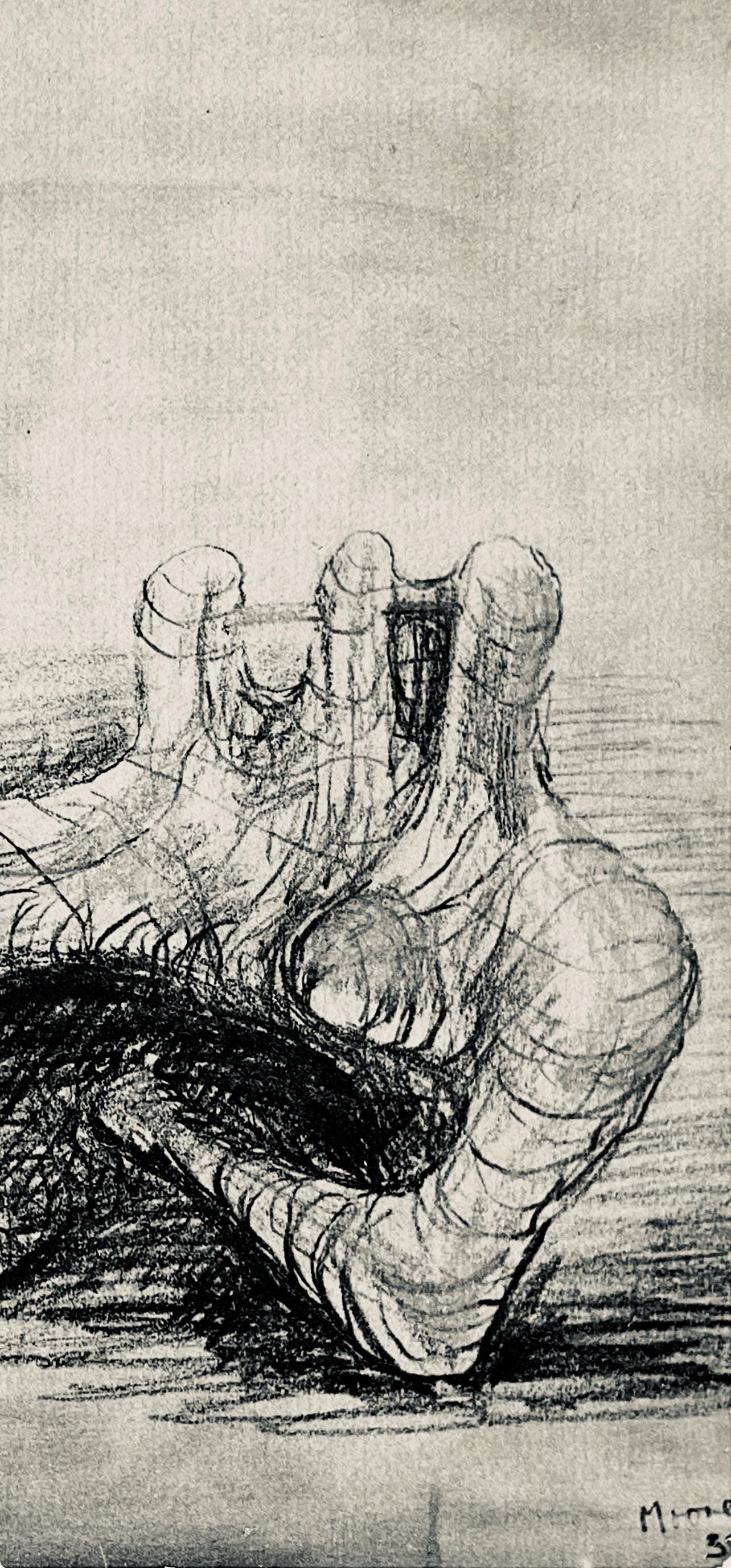 Henry Moore, Reclining Figure, The Drawings of Henry Moore, Limited Edition Lithograph