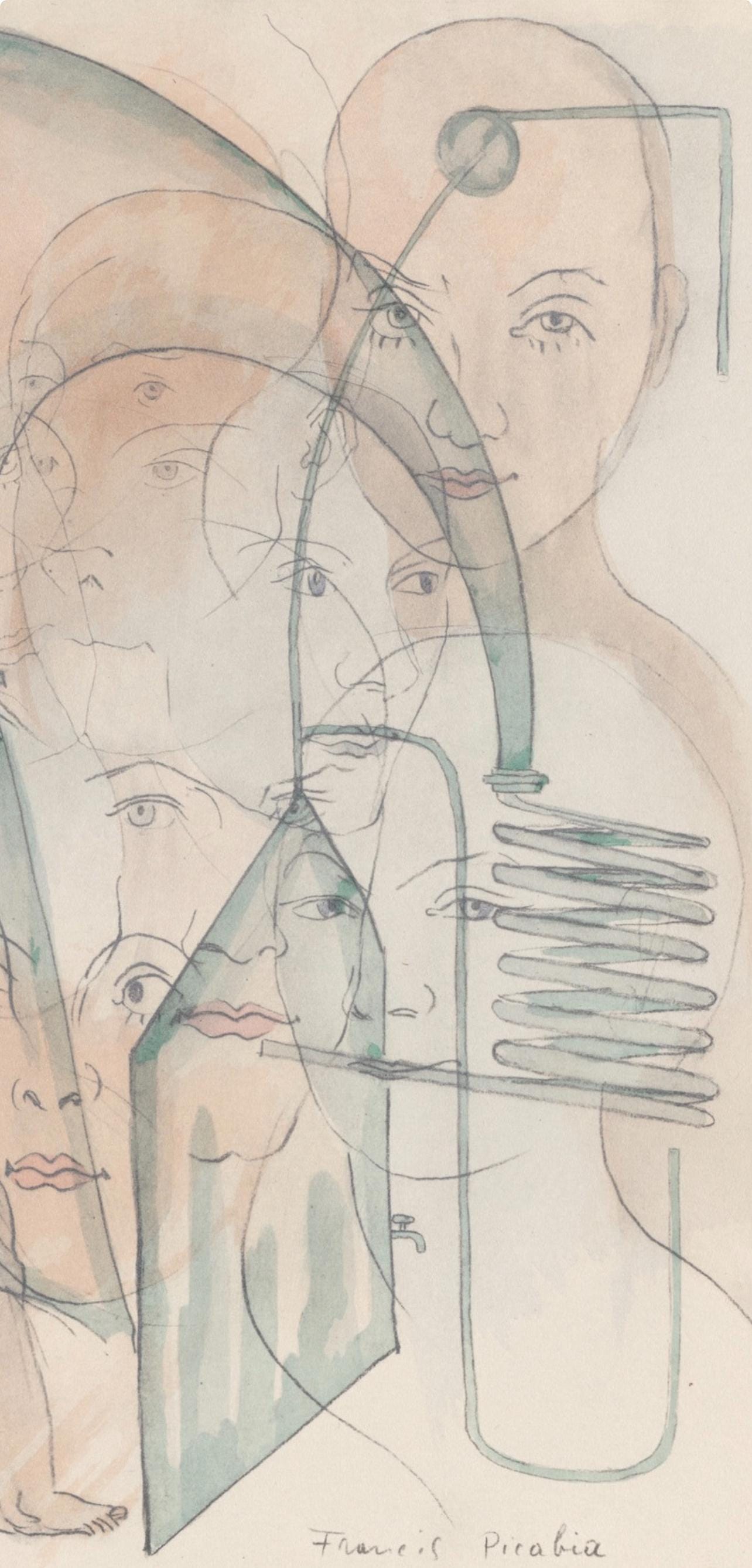 Francis Picabia, Composition, Le Peseur d'âmes (The Weigher of Souls), Limited Edition Lithograph