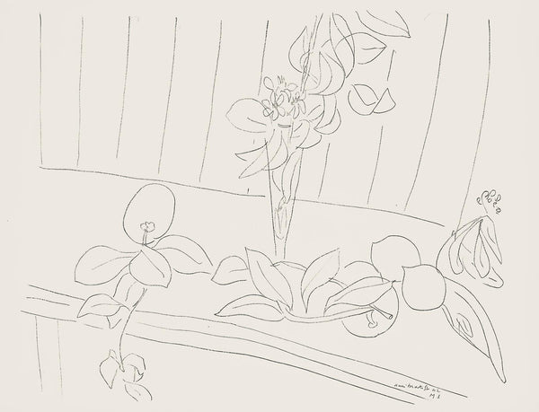 Henri Matisse, Série M, var. 5 (Duthuit 9), Henri Matisse, Dessins, Thèmes et variations, Limited Edition Lithograph
