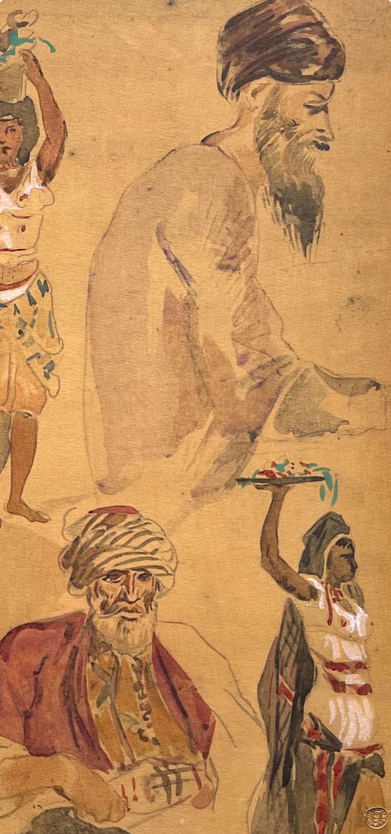 Eugène Delacroix, Composition, Trente et un Dessins et Aquarelles du Maroc, Limited Edition Lithograph