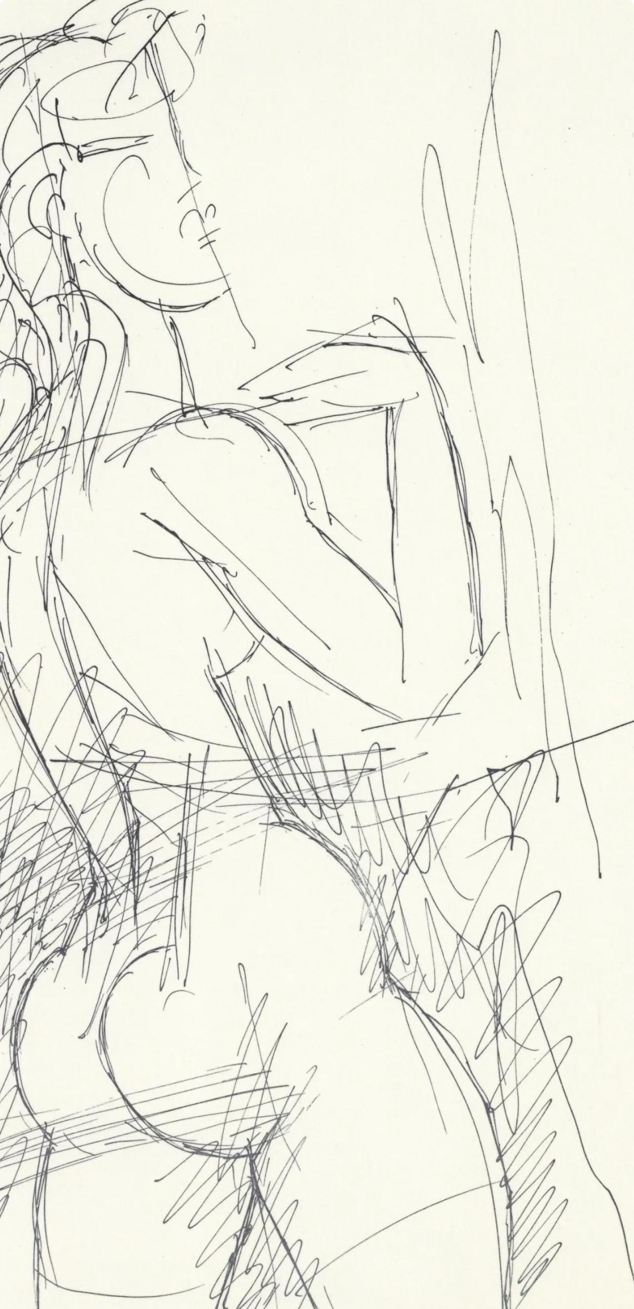 Marcel Gromaire, Composition, Lettre à mon peintre Raoul Dufy, Limited Edition Lithograph