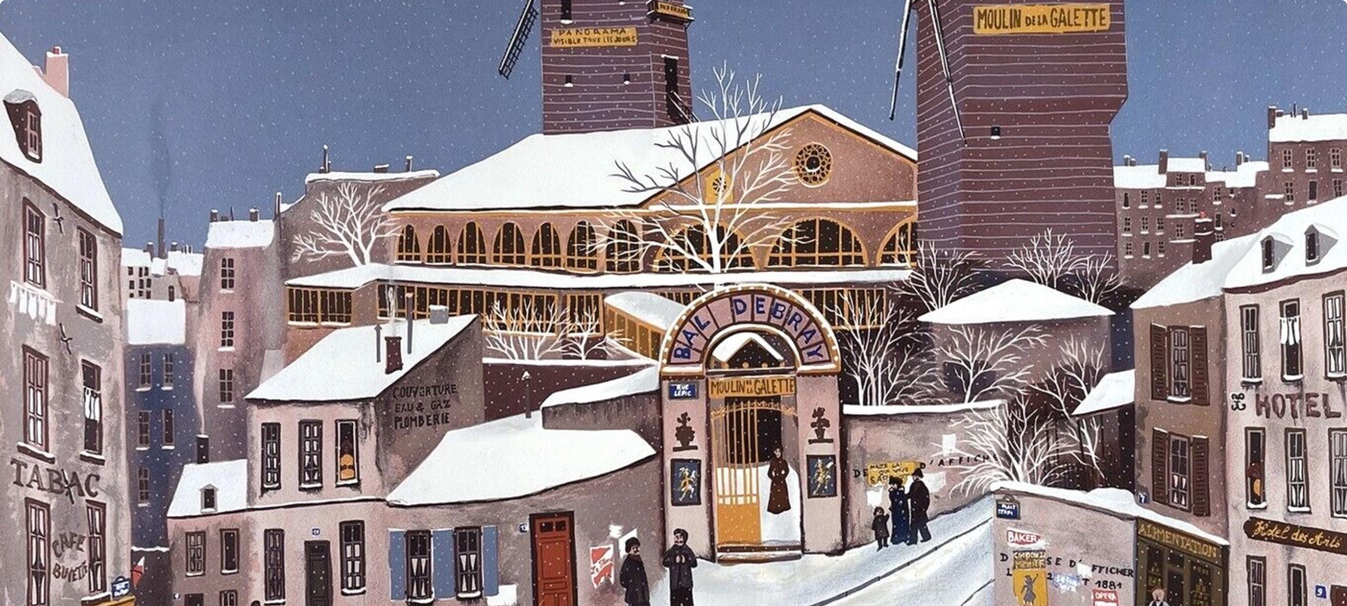 Michel Delacroix, Moulin de la Galette, Limited Edition Lithograph