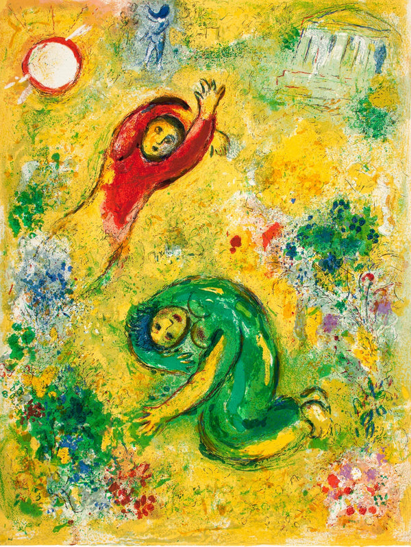 Marc Chagall, Les fleurs saccagées, Daphnis et Chloé, Limited Edition Héliogravure