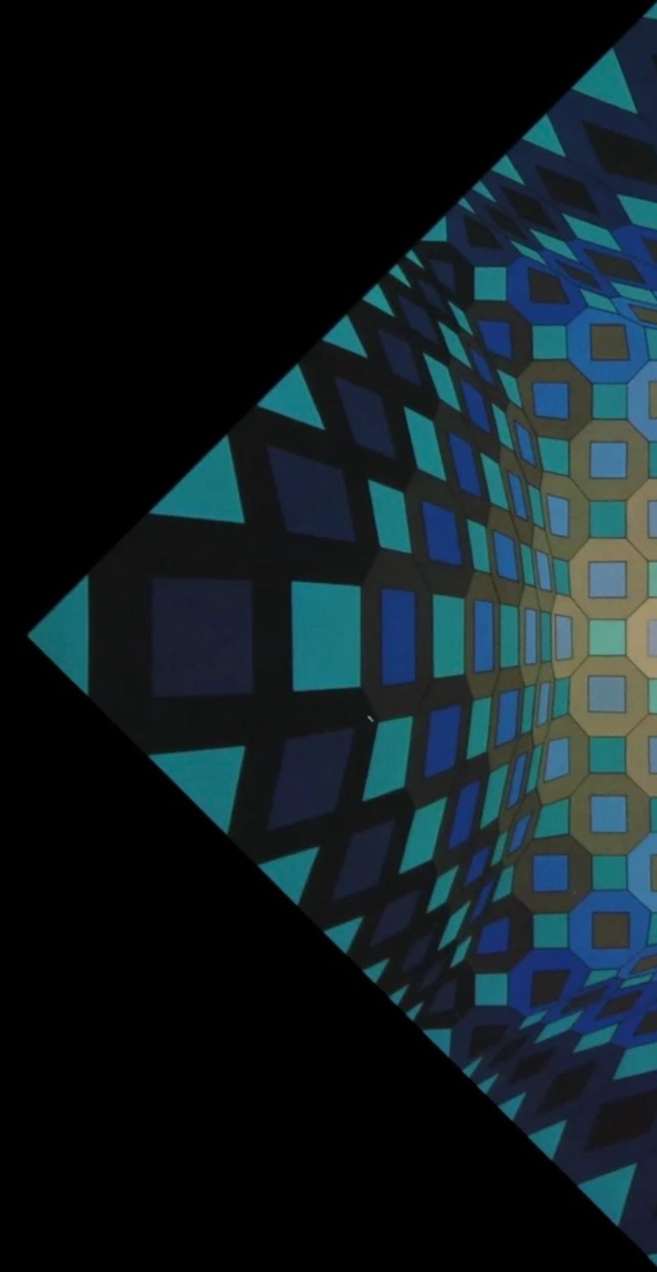 Victor Vasarely, Composition, Octogone, Limited Edition Héliogravure
