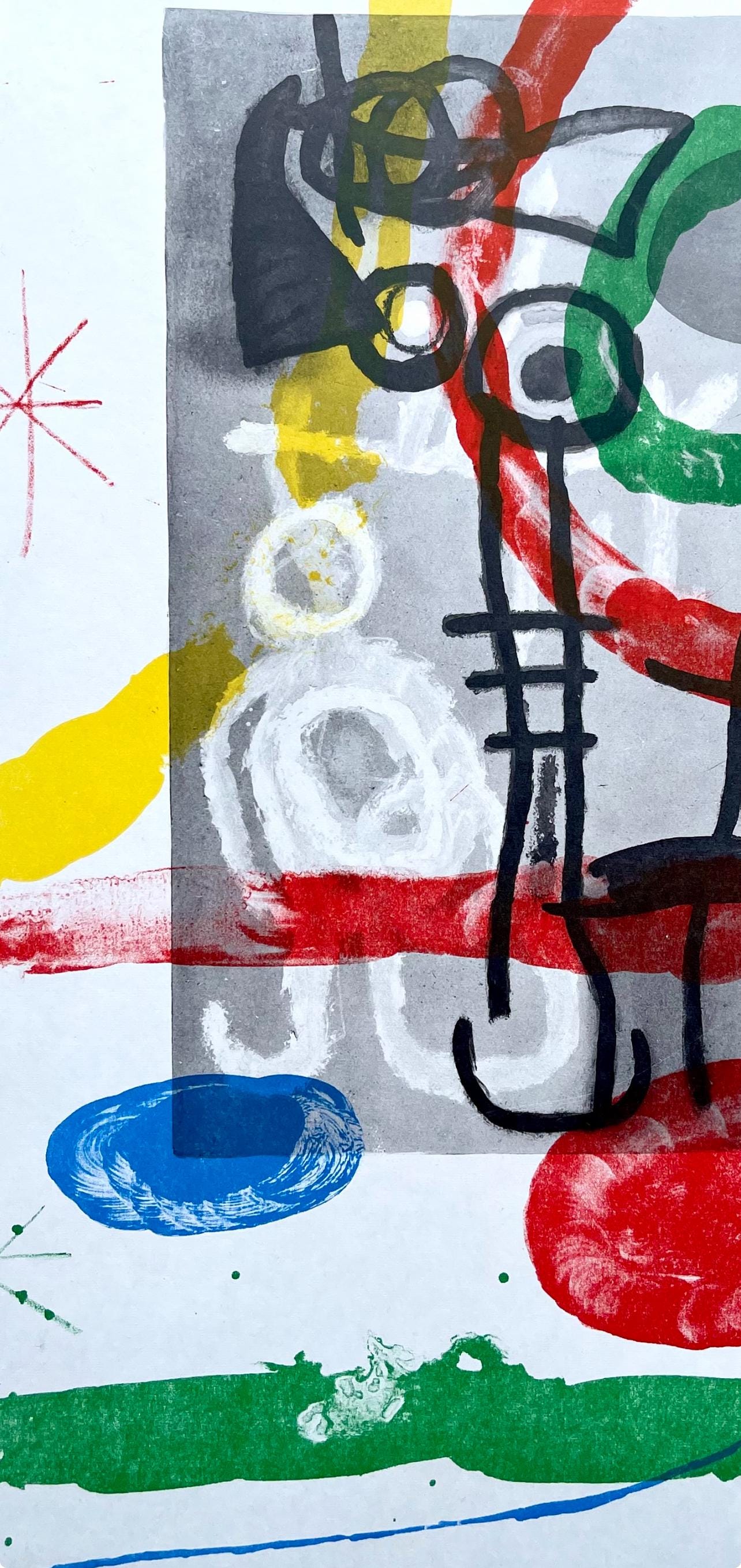 Joan Miró, Composition (Cramer 102; Mourlot 428-449), Derrière le miroir, Limited Edition Lithograph