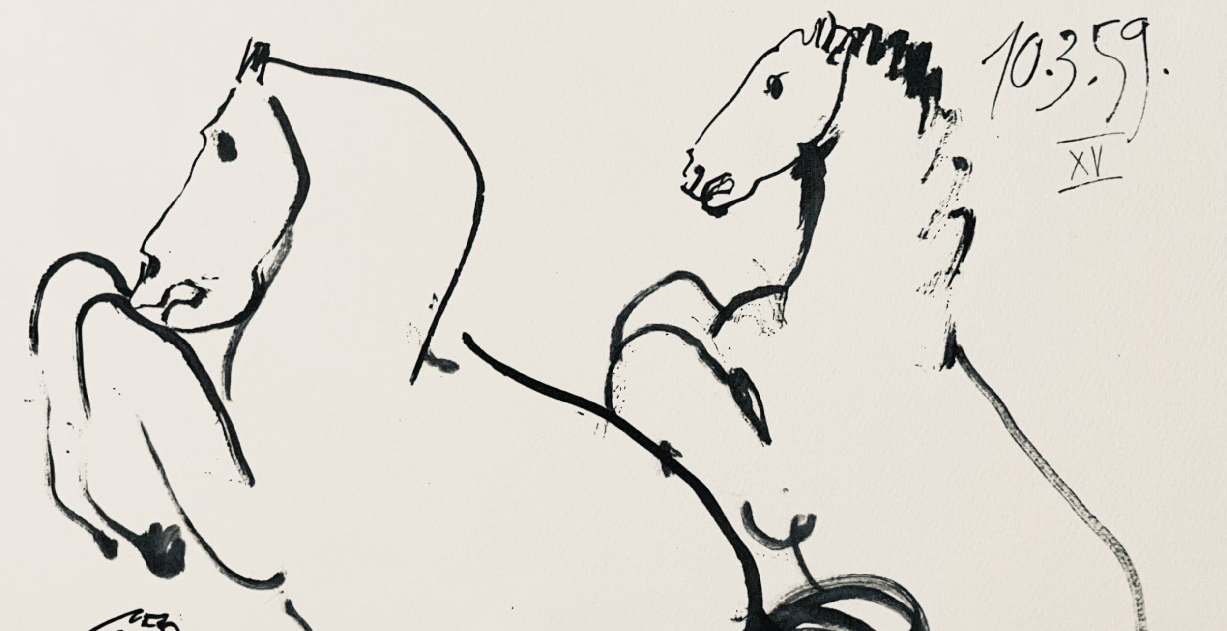 Pablo Picasso, Composition (Bloch 1276; Czwiklitzer 23), Toros y Toreros, Limited Edition Lithograph