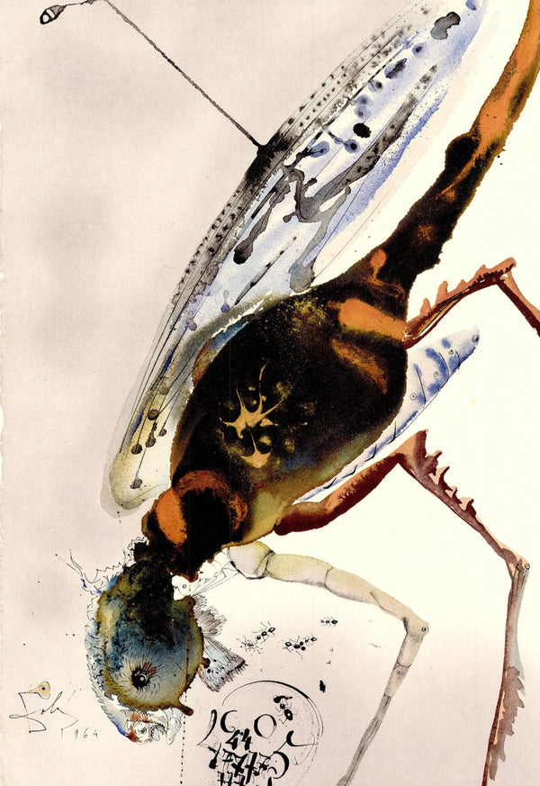 Salvador Dali, Composition (Michler/Löpsinger 1600; Field 69-3), Biblia Sacra, Limited Edition Lithograph