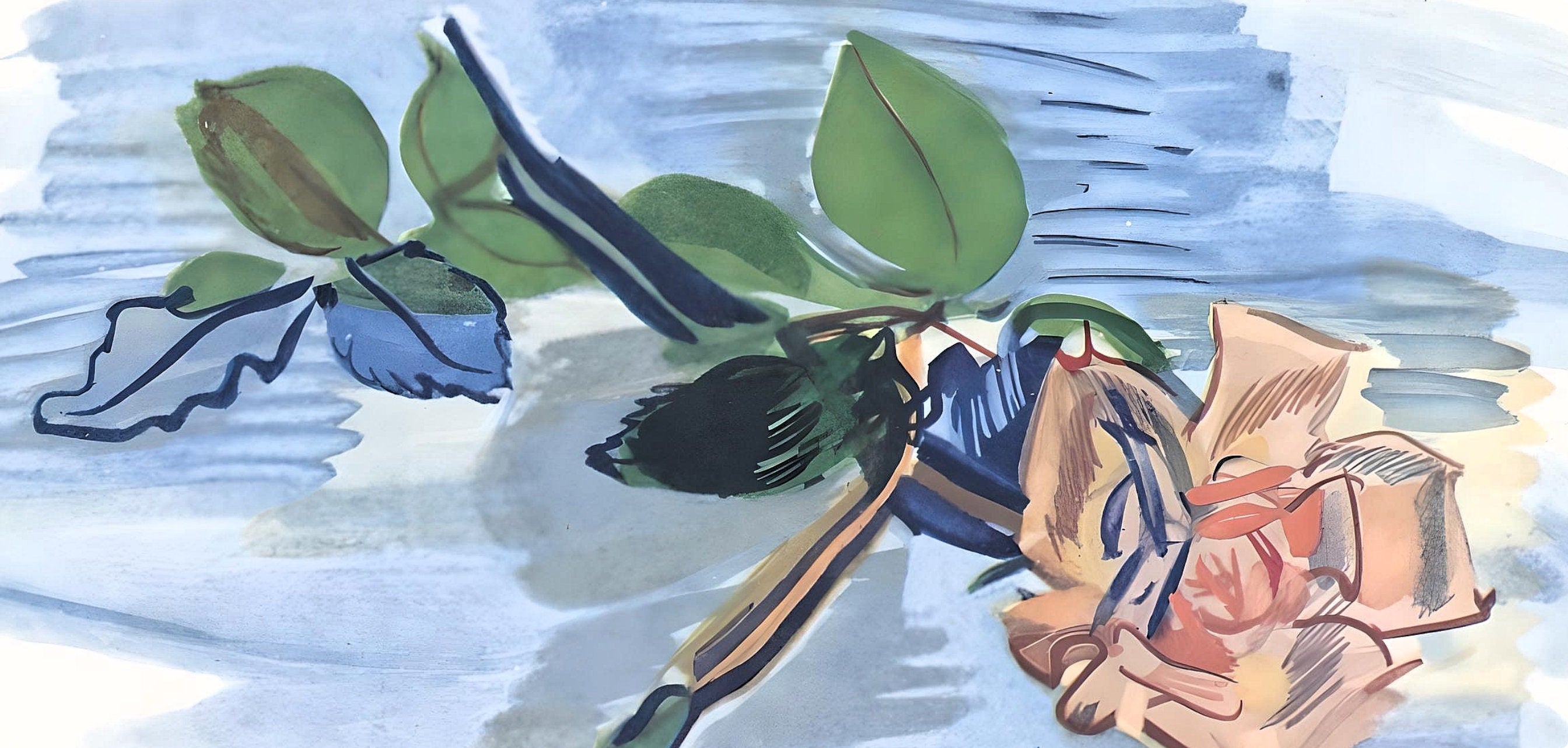 Raoul Dufy, Les roses coupées, Vacances forcées
