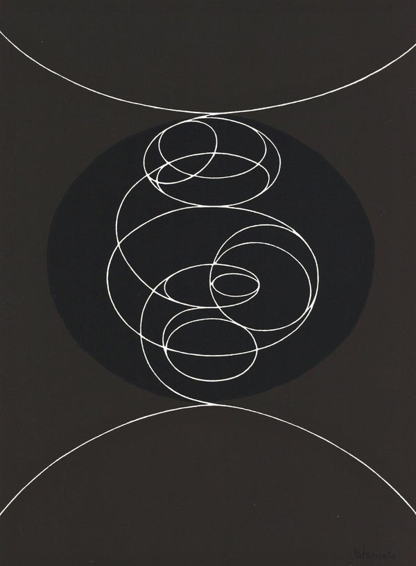 Pablo Palazuelo, Composition, Hommage à Aimé et Marguerite Maeght, Derrière le miroir, Limited Edition Lithograph