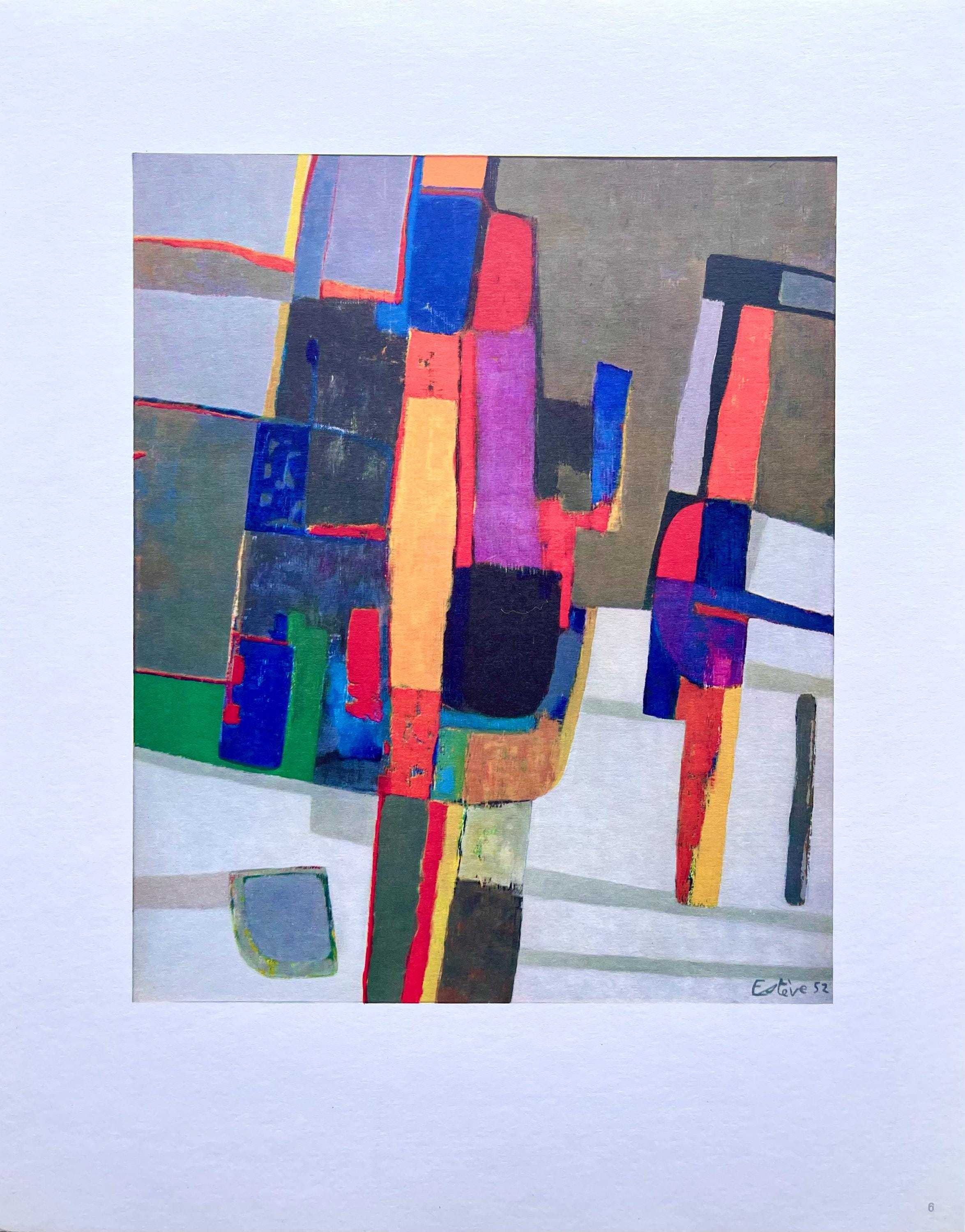Maurice Estève, Composition, Maurice Estève, Peintres d'aujourd'hui, Limited Edition Lithograph