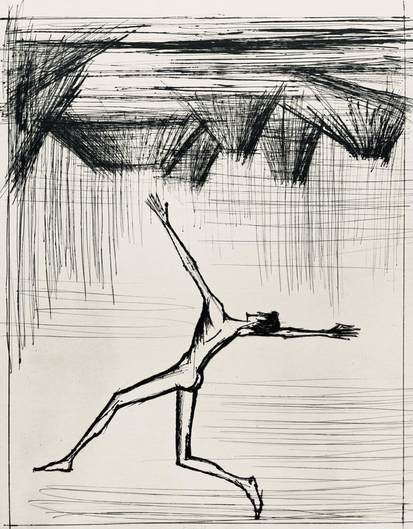 Bernard Buffet, Composition (Reinz 208-222), Voyages Fantastiques, Limited Edition Etching