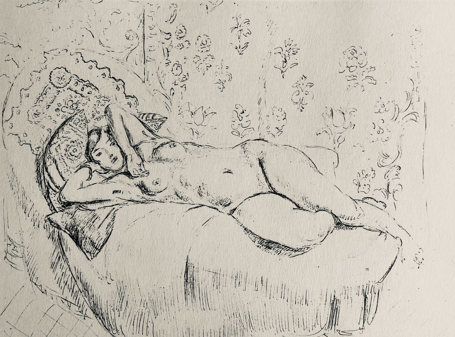 Henri Matisse, Composition (Dutel 3), Dessins de Henri-Matisse, Limited Edition Lithograph