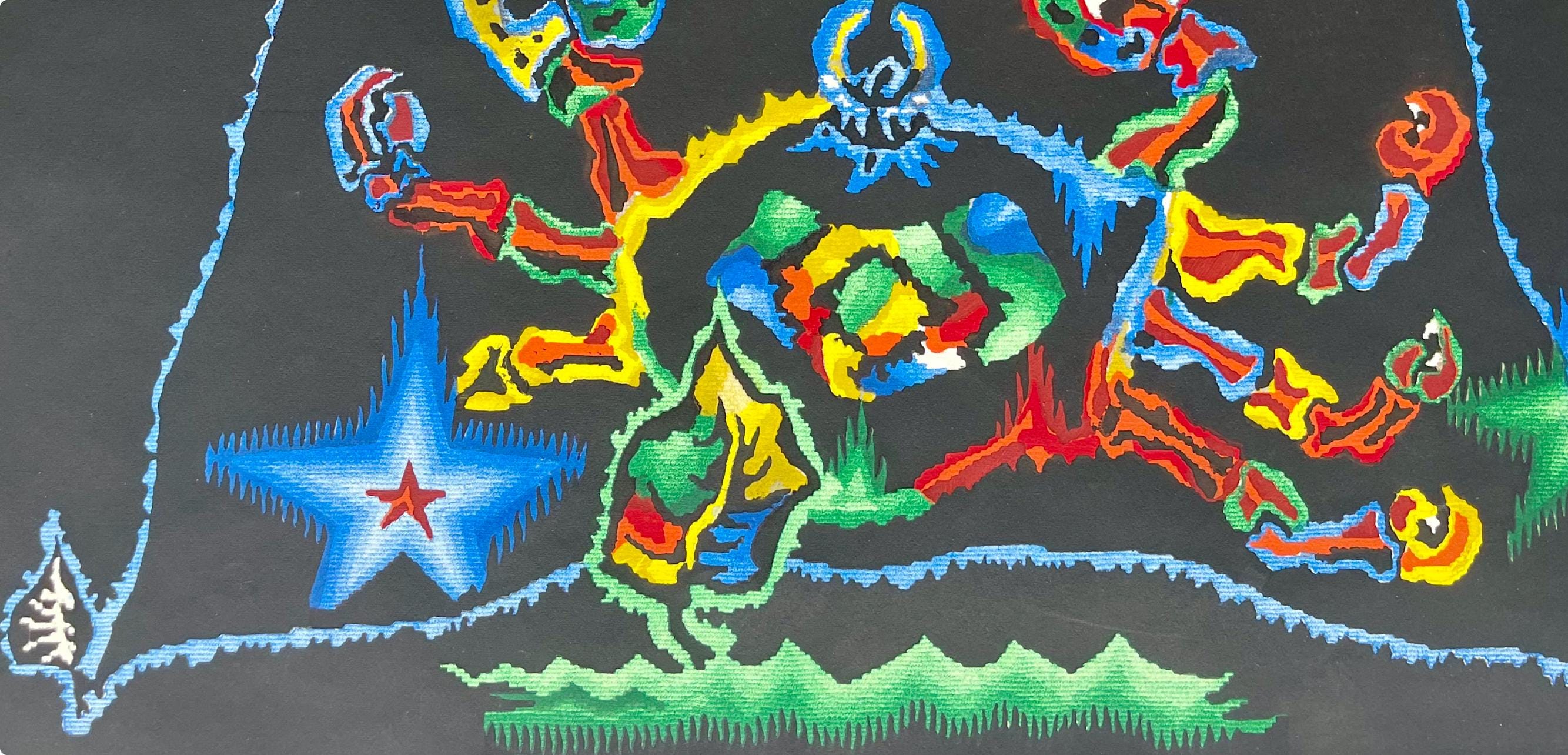 Jean Lurçat, Le Cancer (Cancer), Les Signes du zodiaque, Limited Edition Lithograph