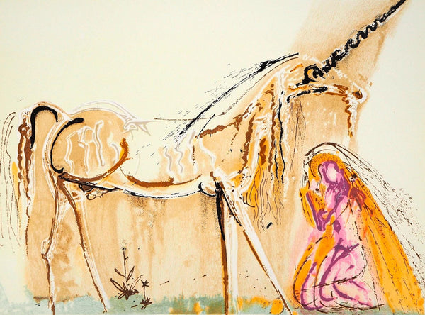 Salvador Dalí, La Licorne, Les Chevaux de Dalí, Limited Edition Lithograph