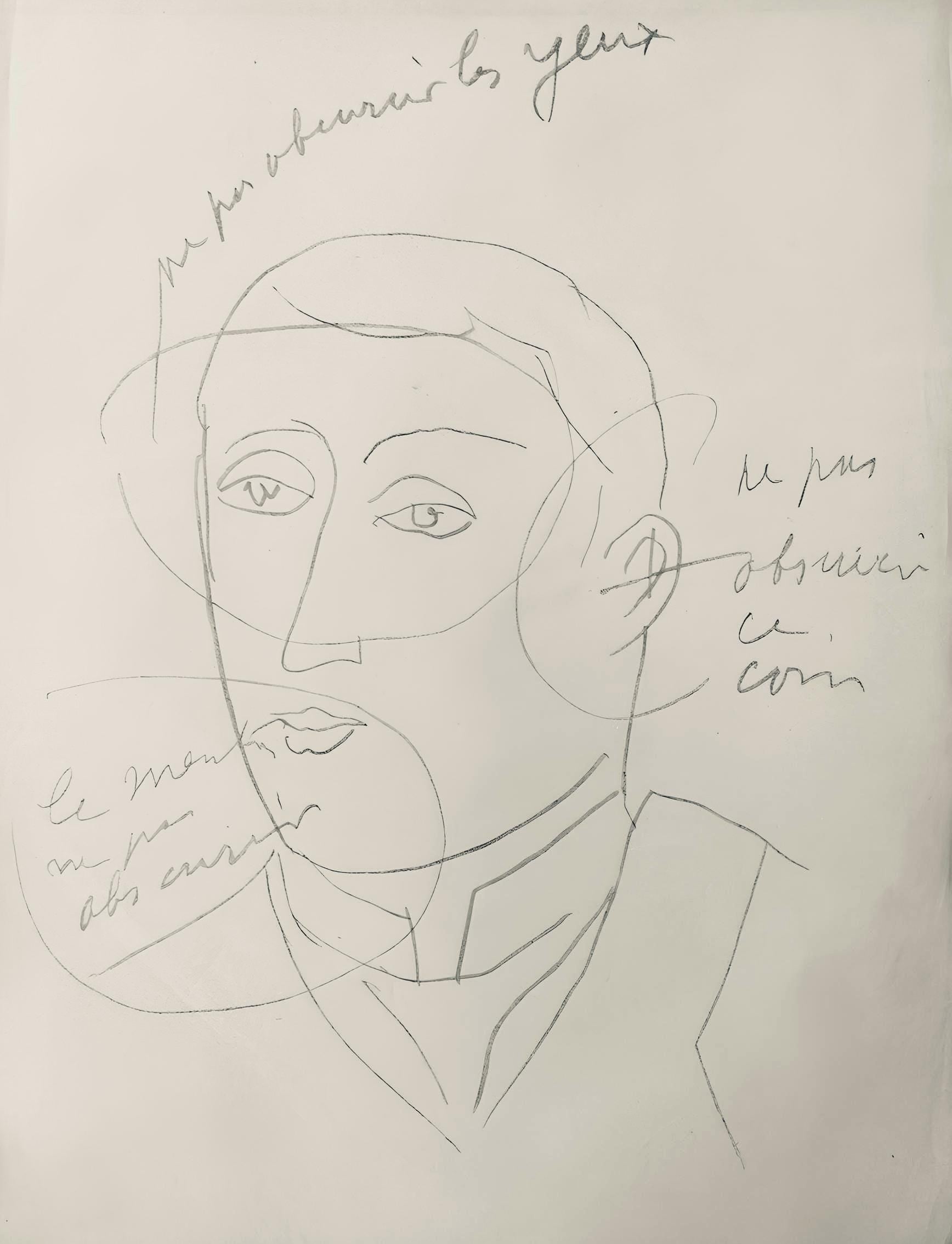 Henri Matisse, Composition, Dessins de Matisse, Hommage nº2, Limited Edition Lithograph