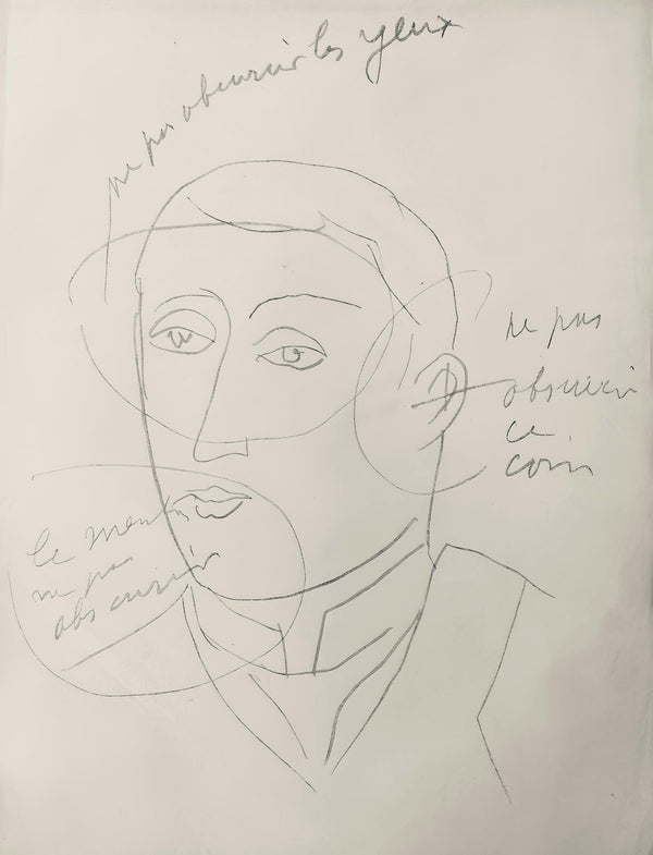 Henri Matisse, Composition, Dessins de Matisse, Hommage nº2, Limited Edition Lithograph