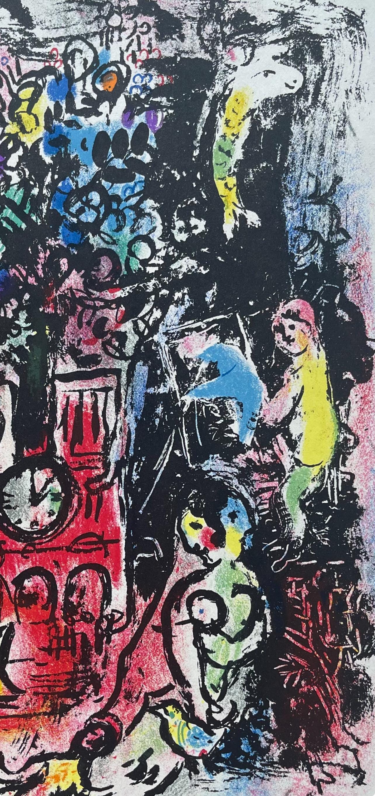 Marc Chagall, Composition (Mourlot 297; Cramer 40), Derrière le miroir, Limited Edition Lithograph