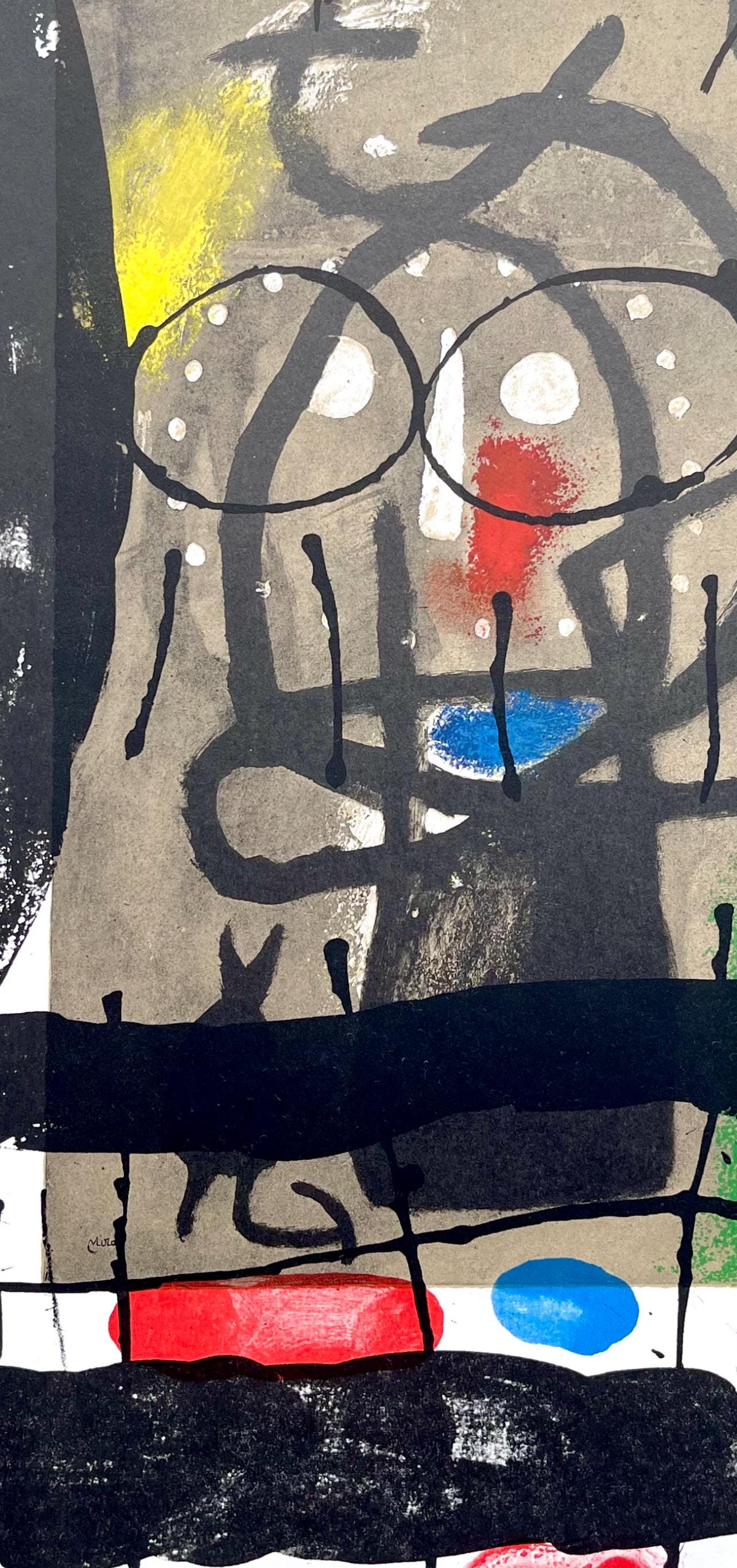 Joan Miró, Composition (Cramer 102; Mourlot 428-449), Derrière le miroir, Limited Edition Lithograph