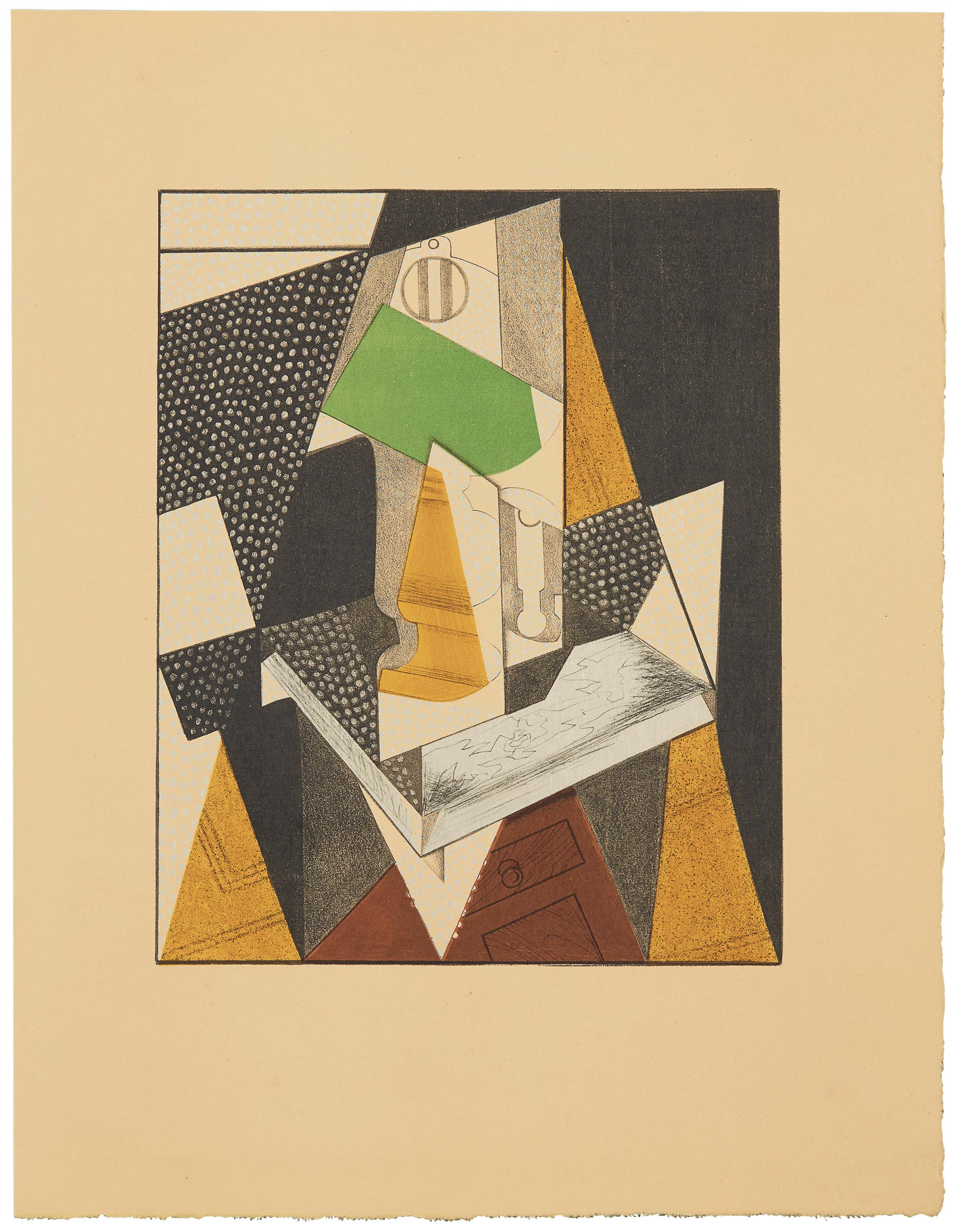 Juan Gris, La Lampe (Kahnweiler 1969), Au Soleil du Plafond, Limited Edition Lithograph