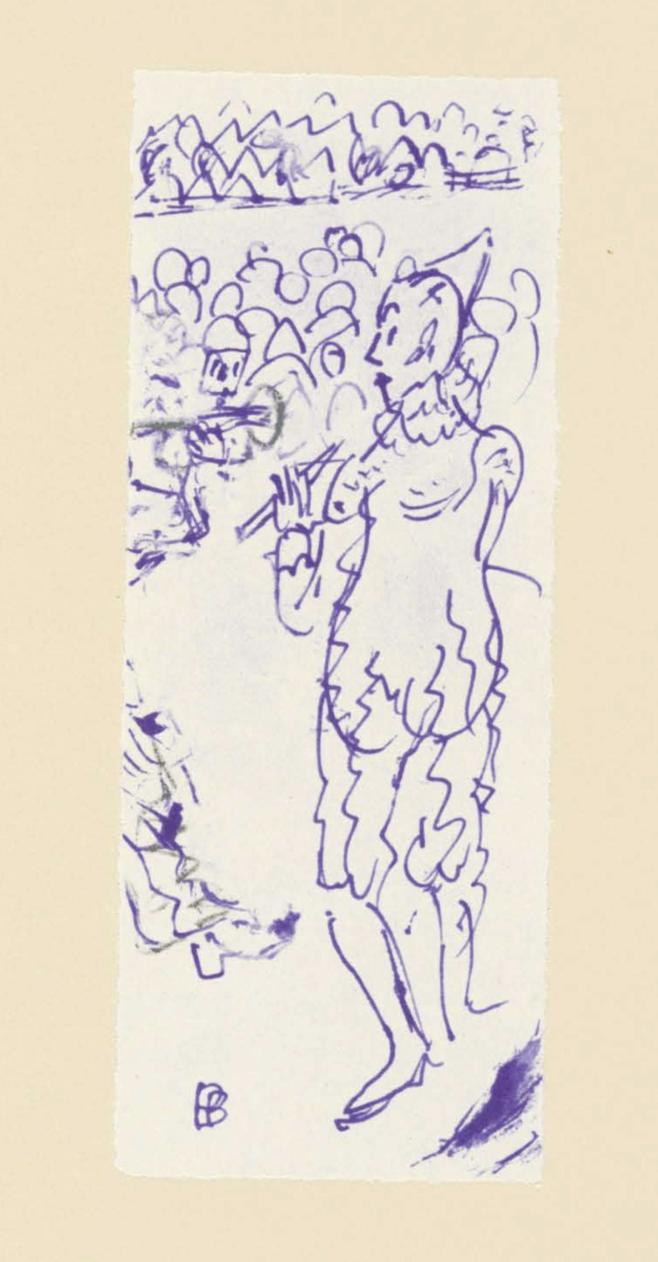 Pierre Bonnard, Composition (Terrasse 54), Pierre Bonnard Correspondences, Limited Edition Lithograph