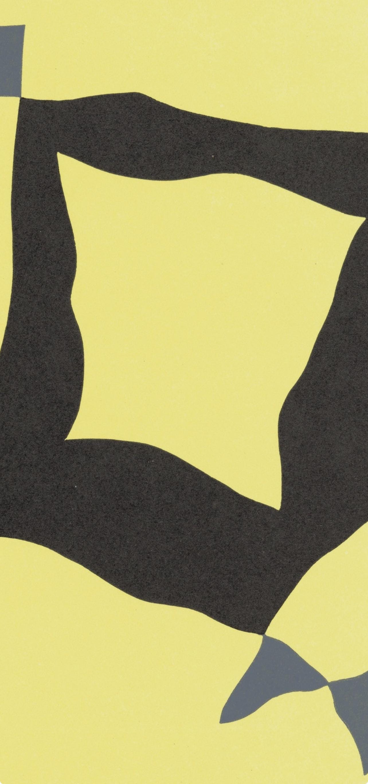 Hans Jean Arp, Composition, Feuilles éparses, Limited Edition Woodcut